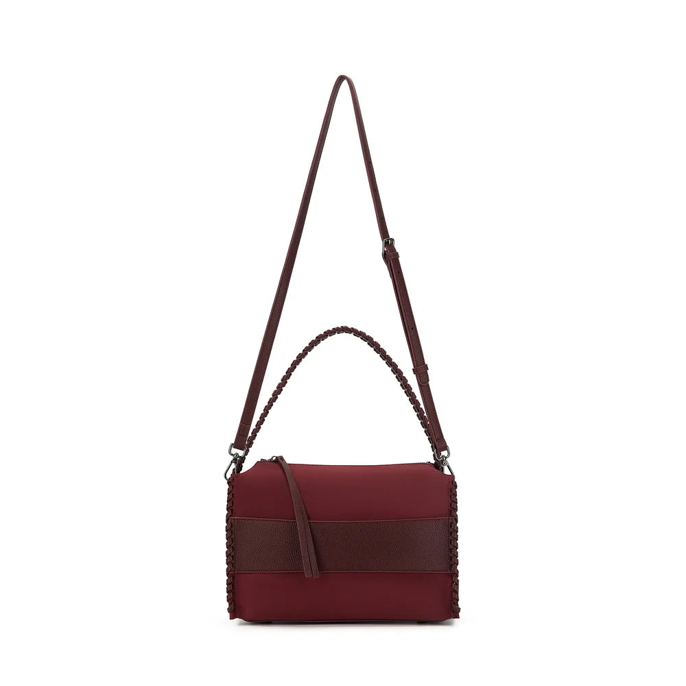 Sandie Burgundy Shoulder Crossbody
