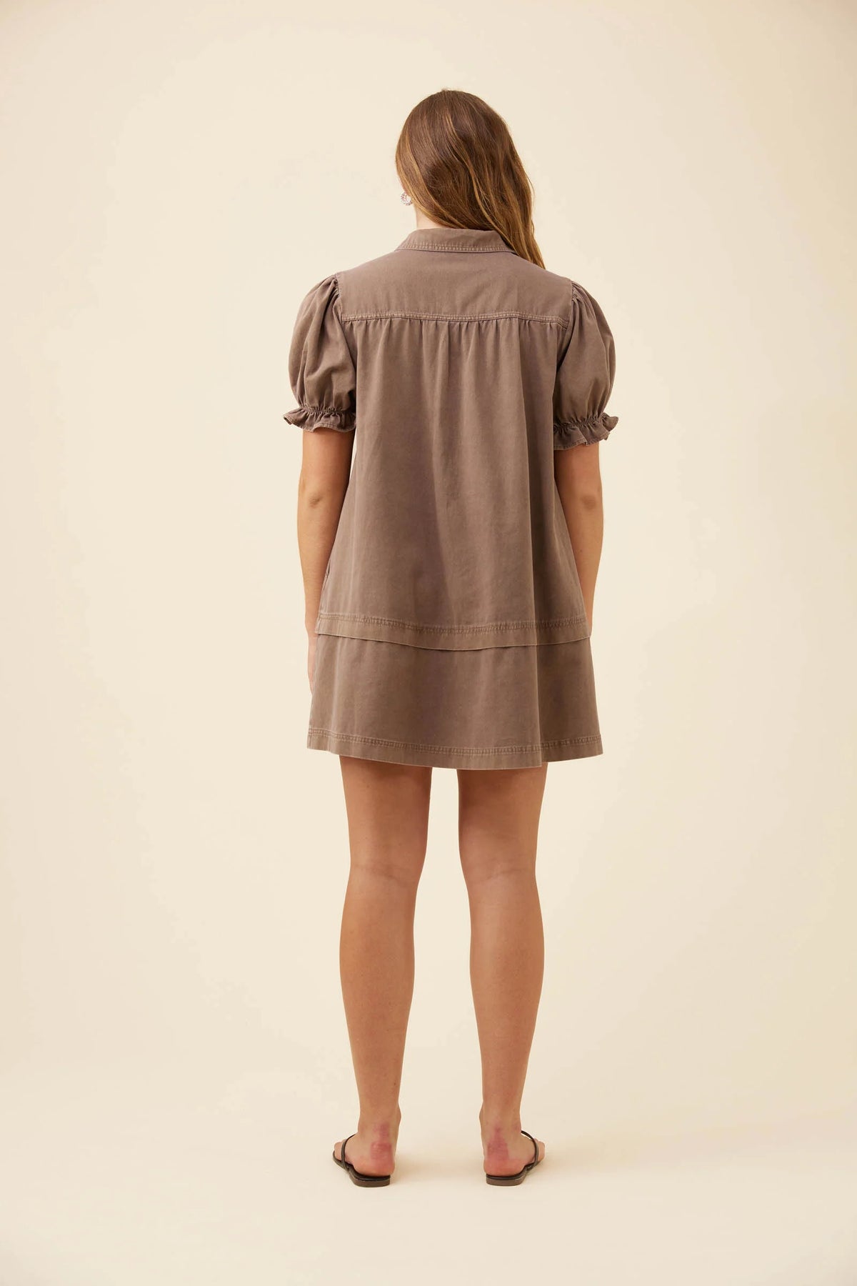 Preston Shirt Dress - Taupe
