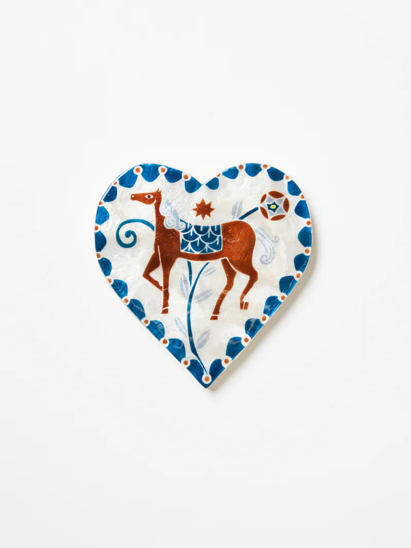 Paloma Heart White Horse