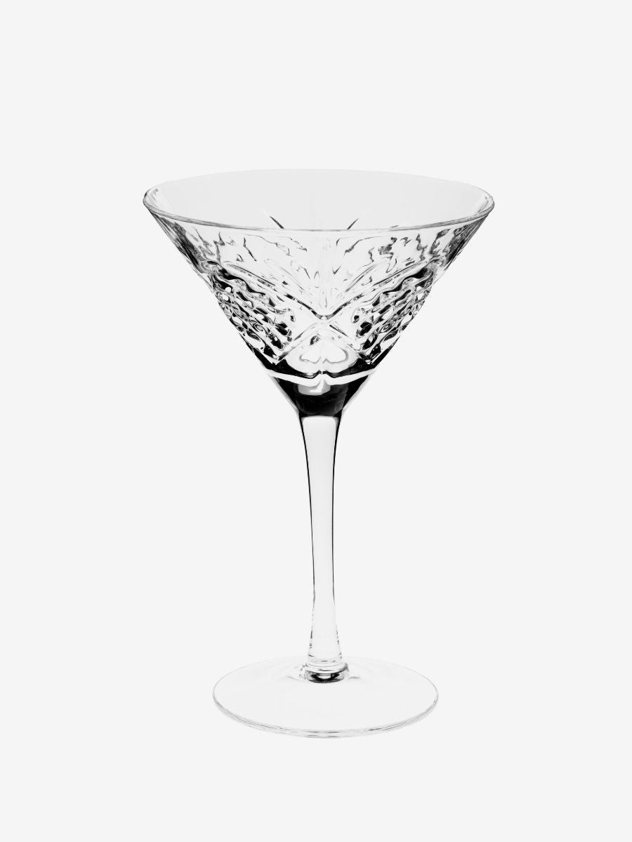 4pce Martini Glass Set Jonnie Traditional Clear-Dining & Entertaining-Hottie-The Bay Room