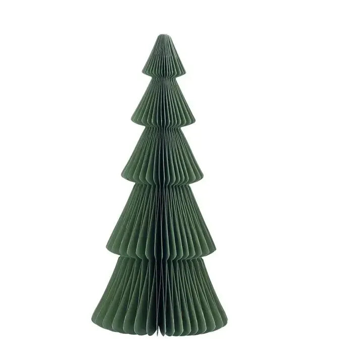5 Tier Tree Paper Decor 14x31cm Green-Christmas-Coast To Coast Home-The Bay Room