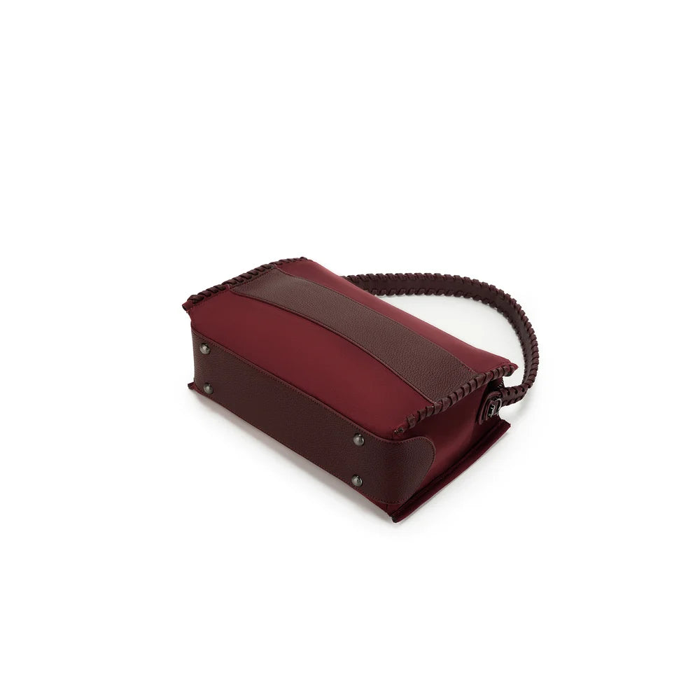 Sandie Burgundy Shoulder Crossbody