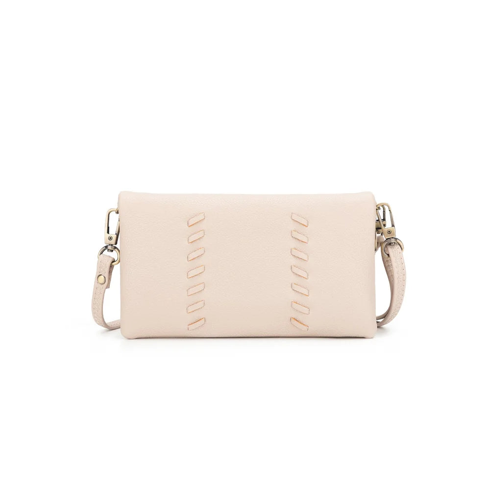 Sky Oatmeal Crossbody Phone Wallet