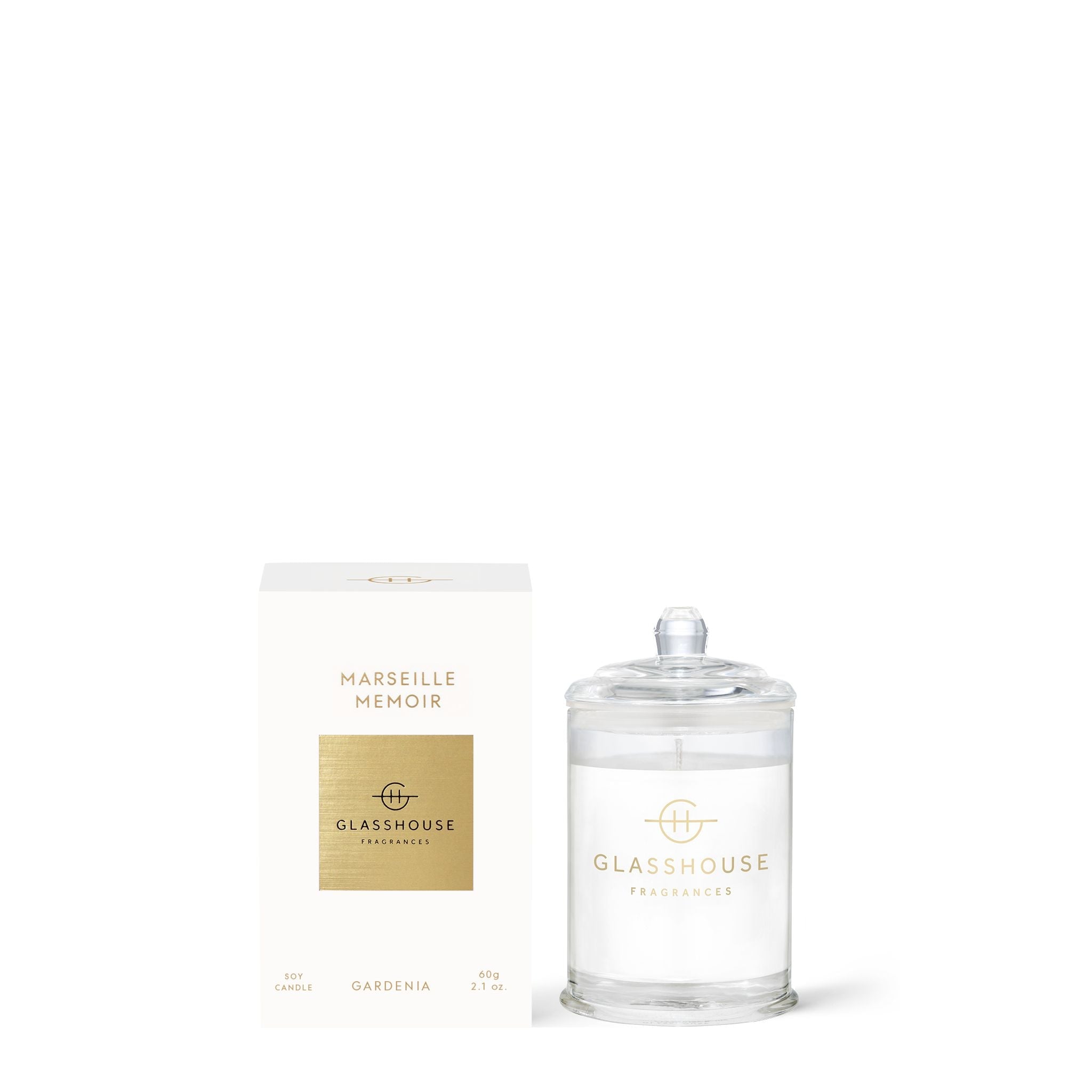 60g Soy Candle - Asst Fragrances-Candles & Fragrance-Glasshouse-Marseille Memoir-The Bay Room