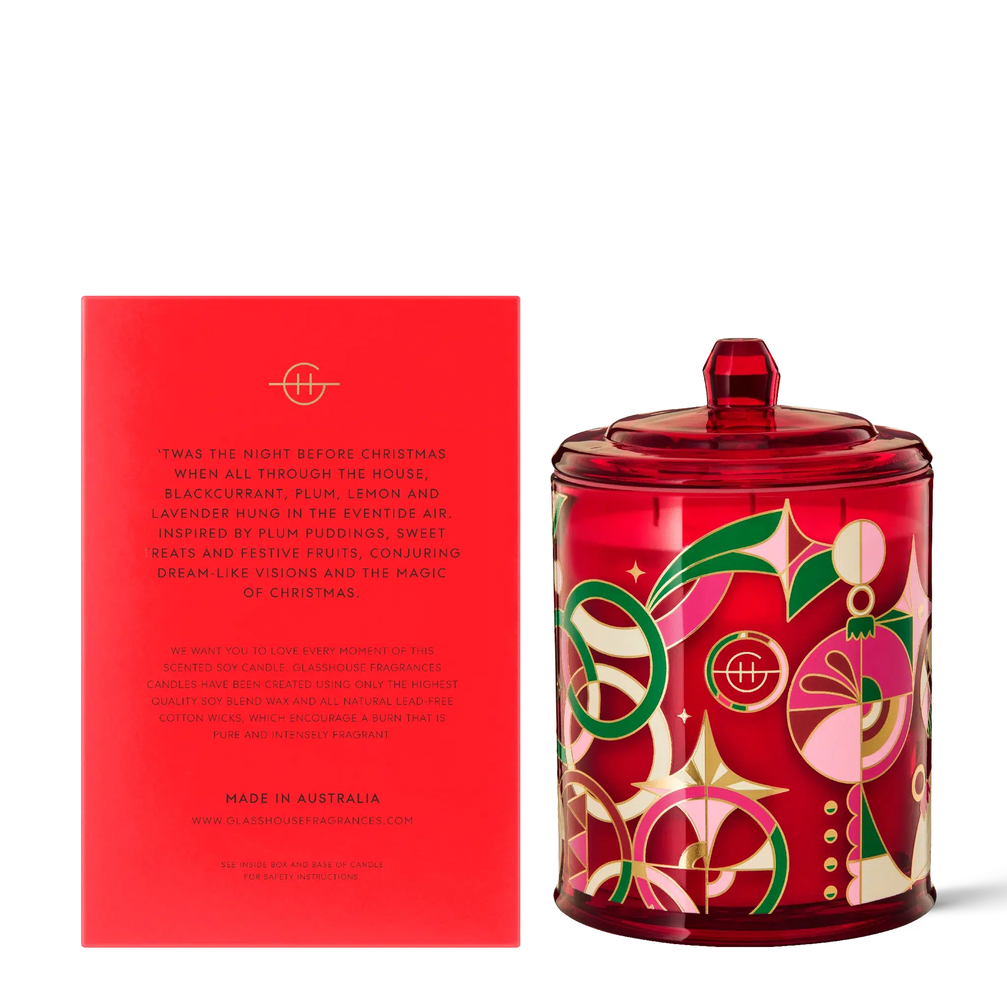 760g Candle - Night Before Christmas-Christmas-Glasshouse-The Bay Room