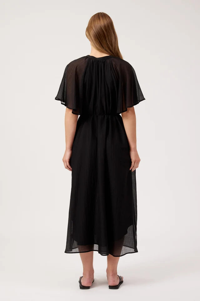 Kenya Midi Dress - Black
