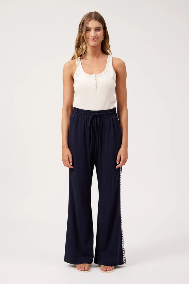 Elba Heart Pant - Navy