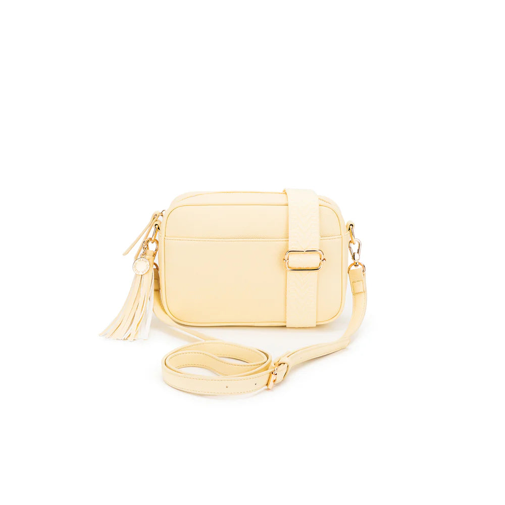 Indie Yellow Chiffon Crossbody