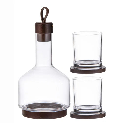 Avalon Clear 6pc Decanter Set