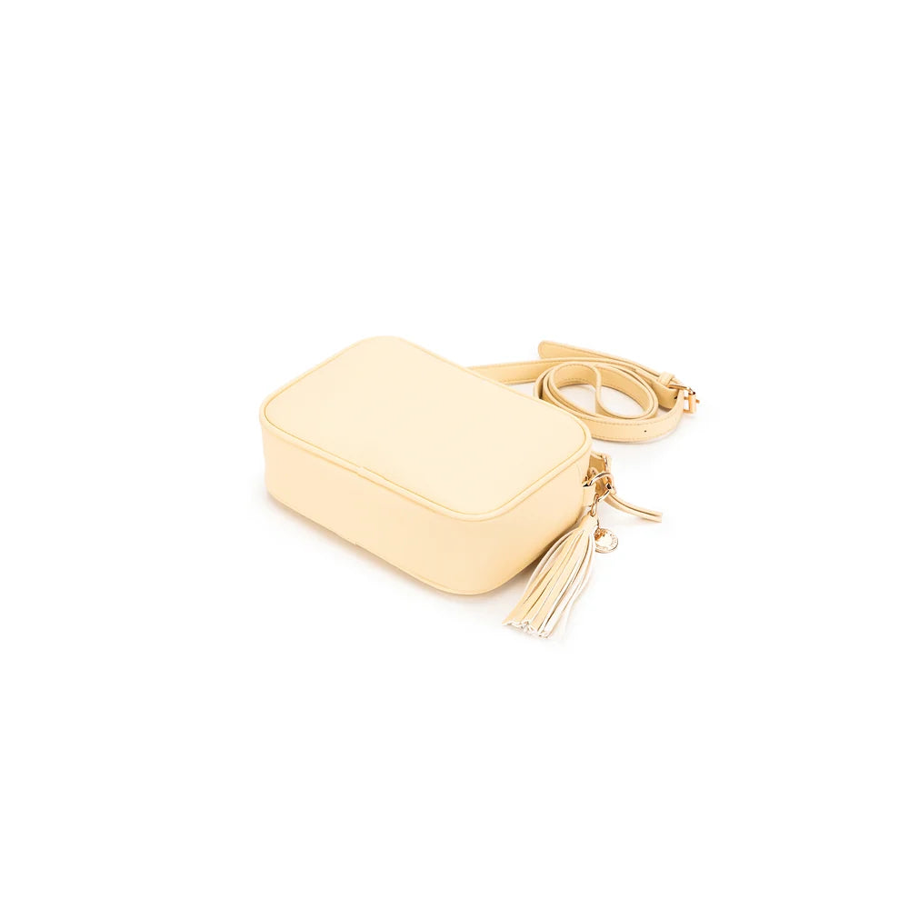 Indie Yellow Chiffon Crossbody