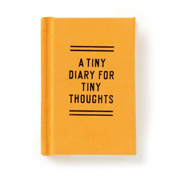 A Tiny Diary for Tiny Thoughts-Fun & Games-Brass Monkey-The Bay Room