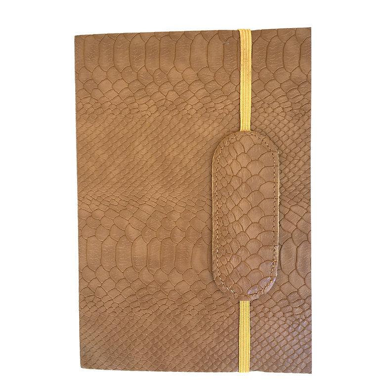 A5 Croco Leather Journal-Journals, Books & Calendars-NERO-The Bay Room