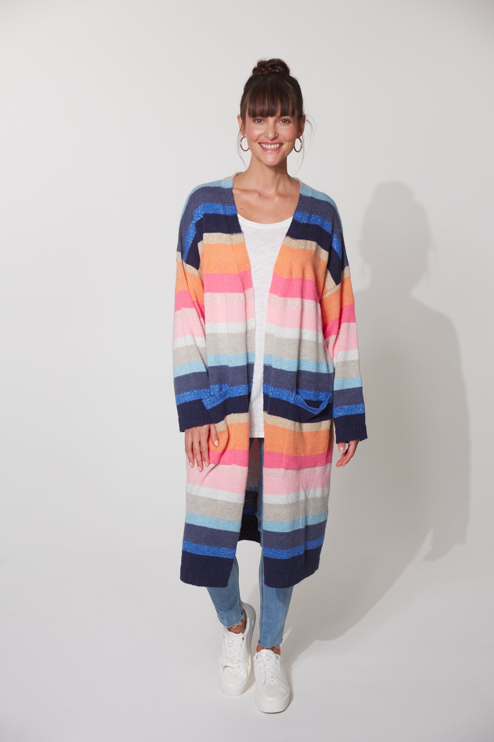 Abisko Cardigan - Lapis-Knitwear & Jumpers-Haven-Onesize-The Bay Room