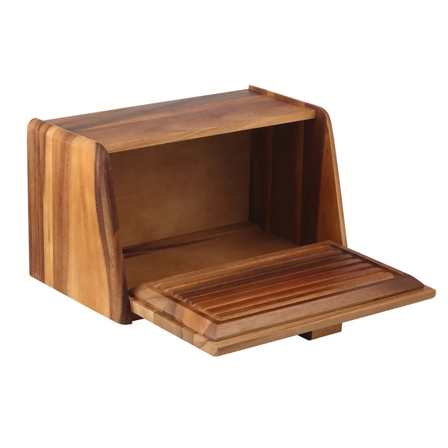 Acacia Bread Box with Lid 23x39x22cm-Kitchenware-Davis & Waddell-The Bay Room