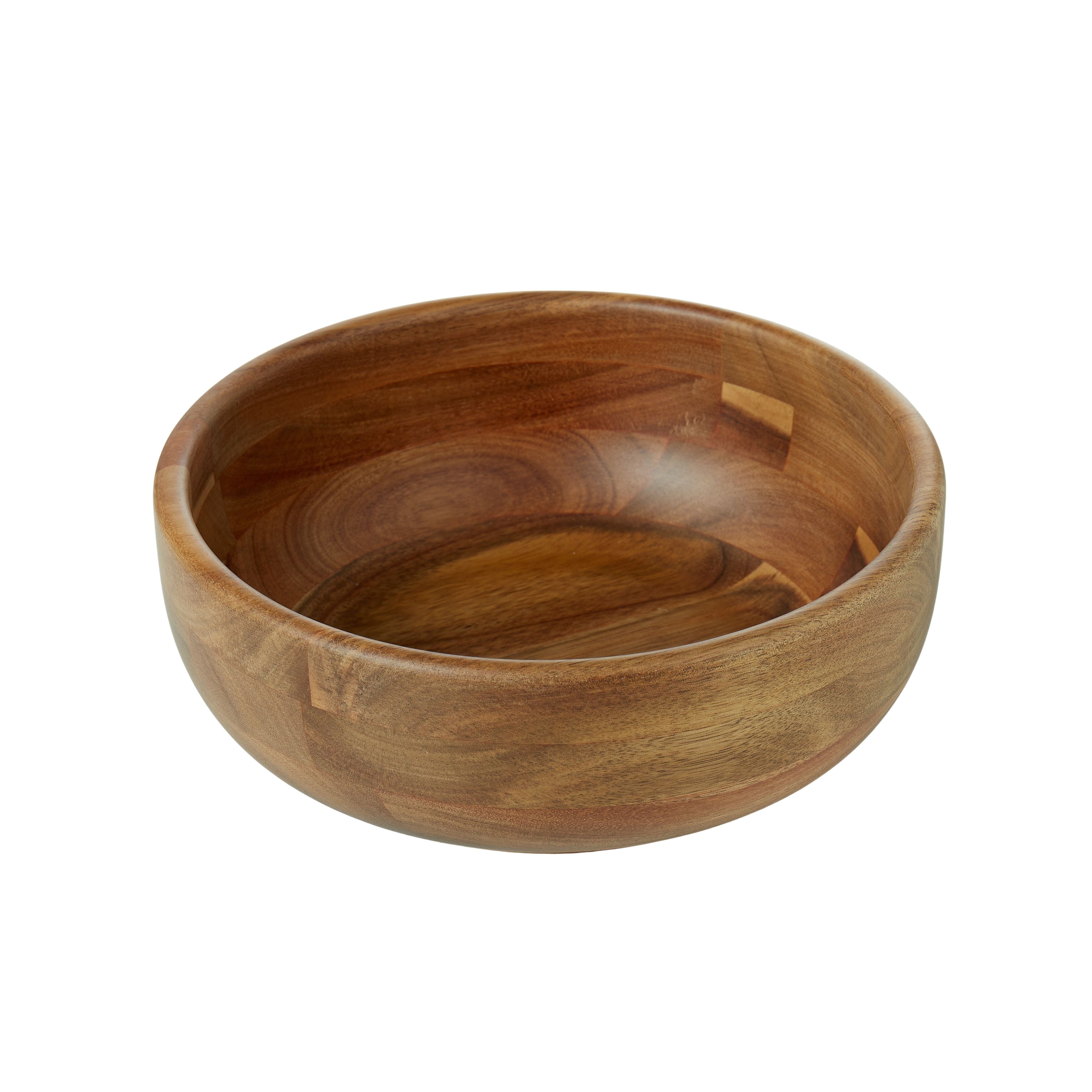 Acacia Salad Bowl 25x10cm-Dining & Entertaining-Davis & Waddell-The Bay Room