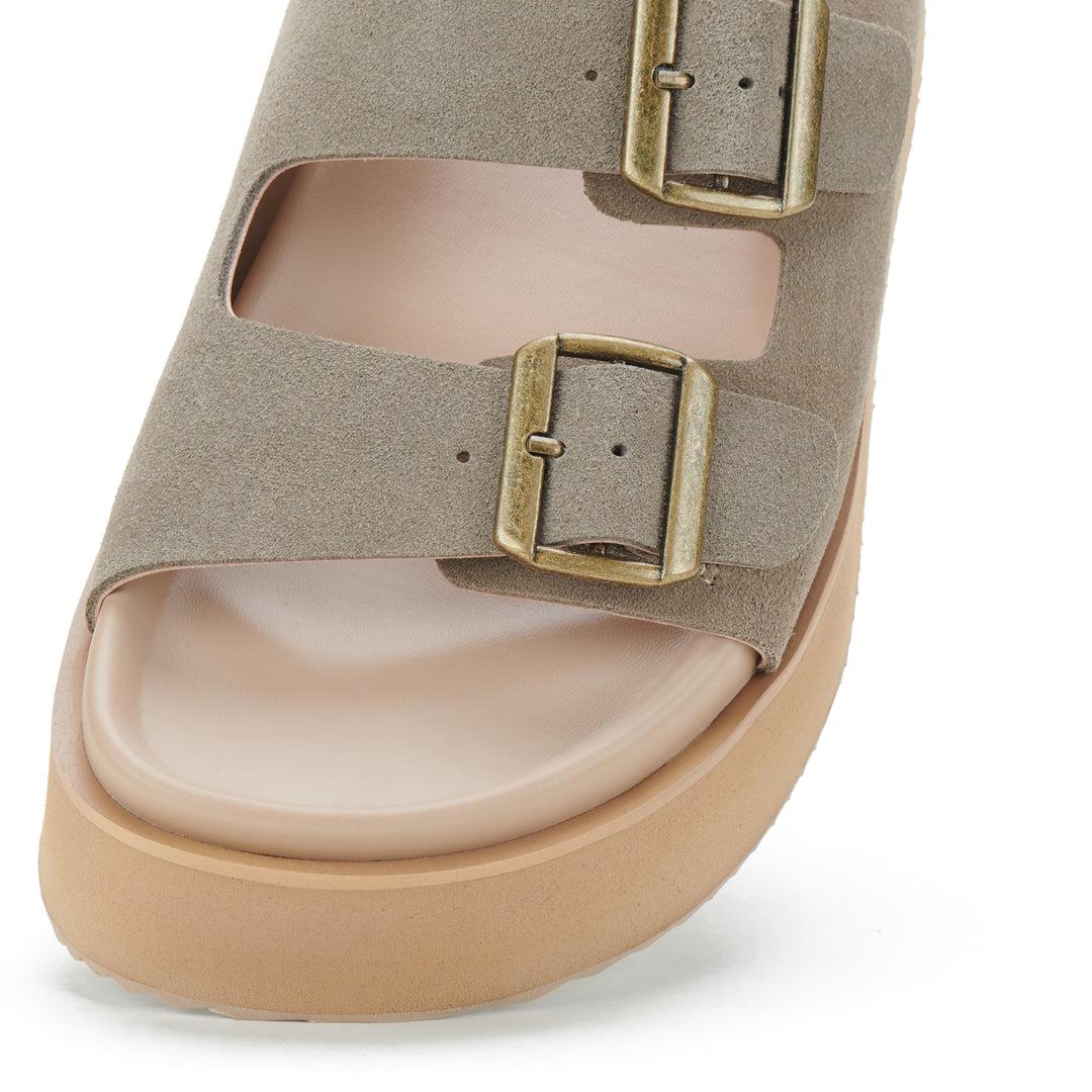 Ace Slide Taupe Suede-Footwear-Rollie-The Bay Room