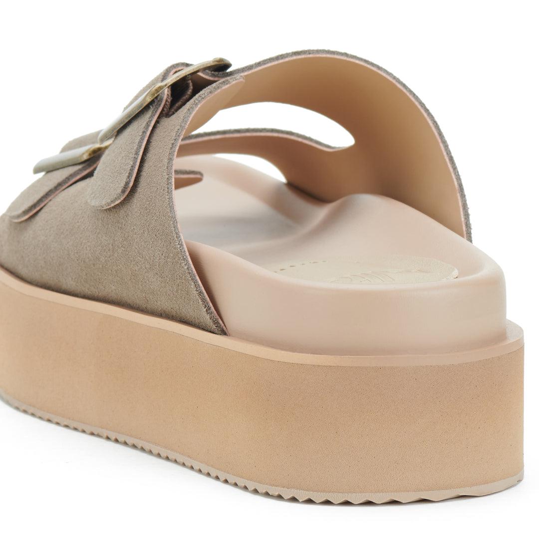 Ace Slide Taupe Suede-Footwear-Rollie-The Bay Room