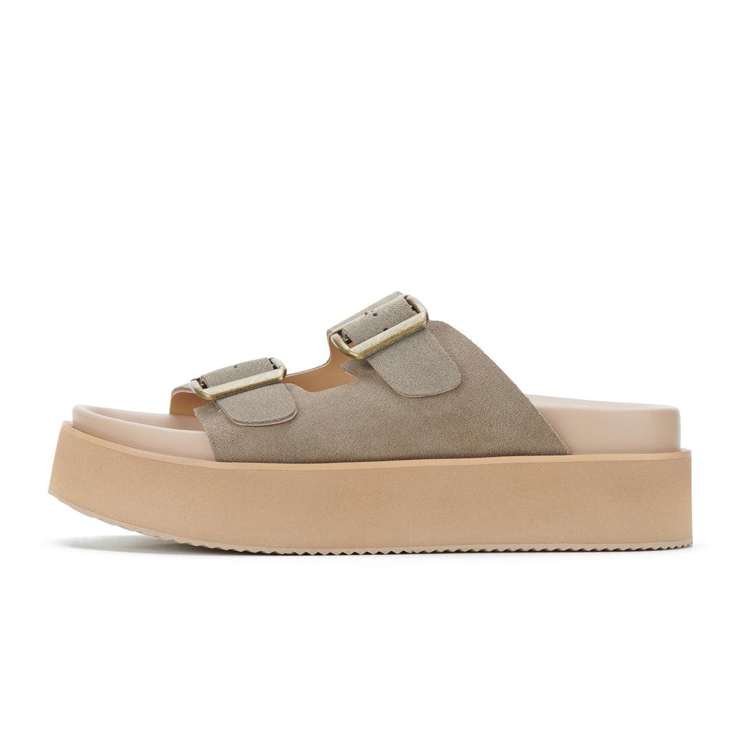 Ace Slide Taupe Suede-Footwear-Rollie-The Bay Room