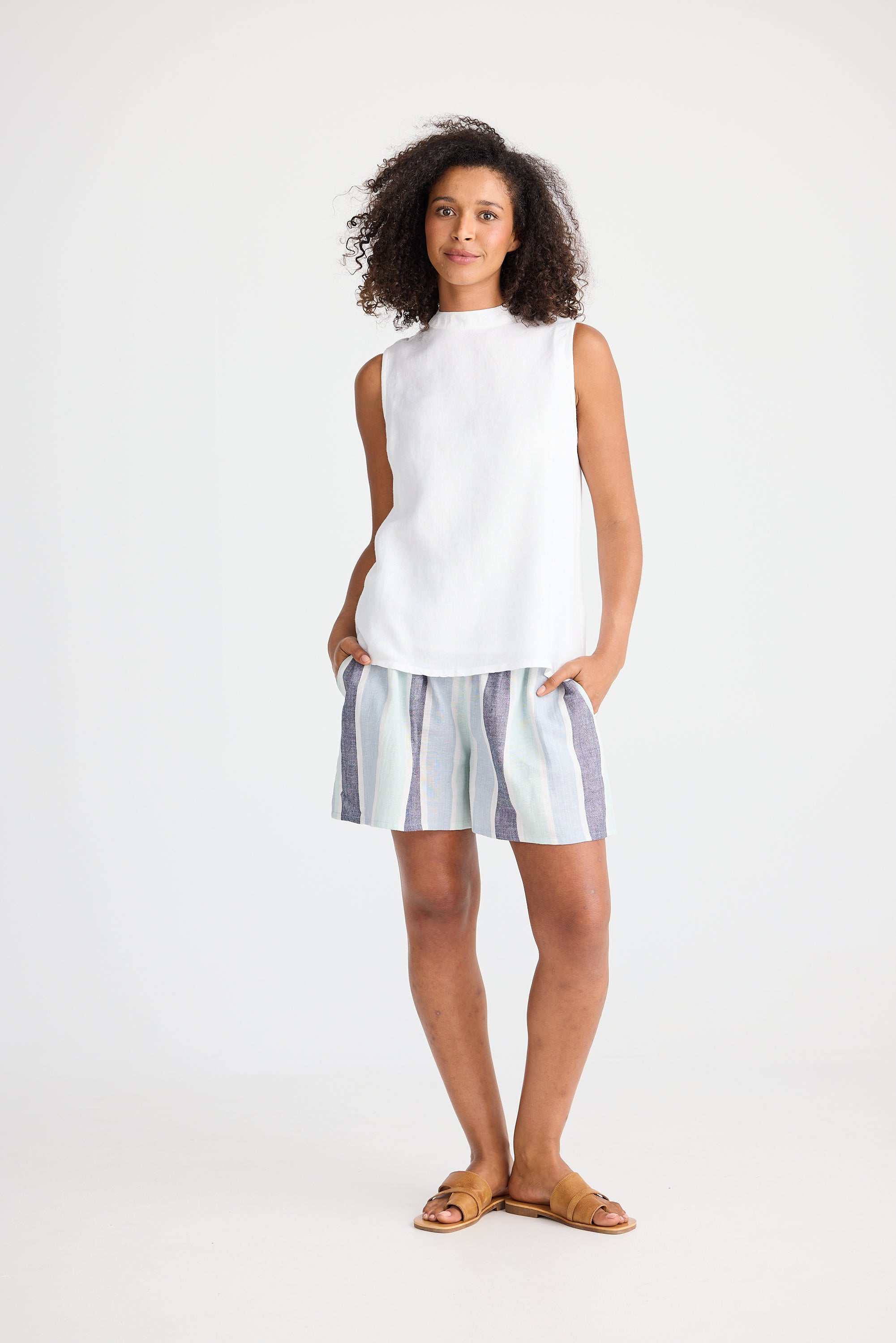 Adel Top - White-Tops-The Shanty Corporation-The Bay Room