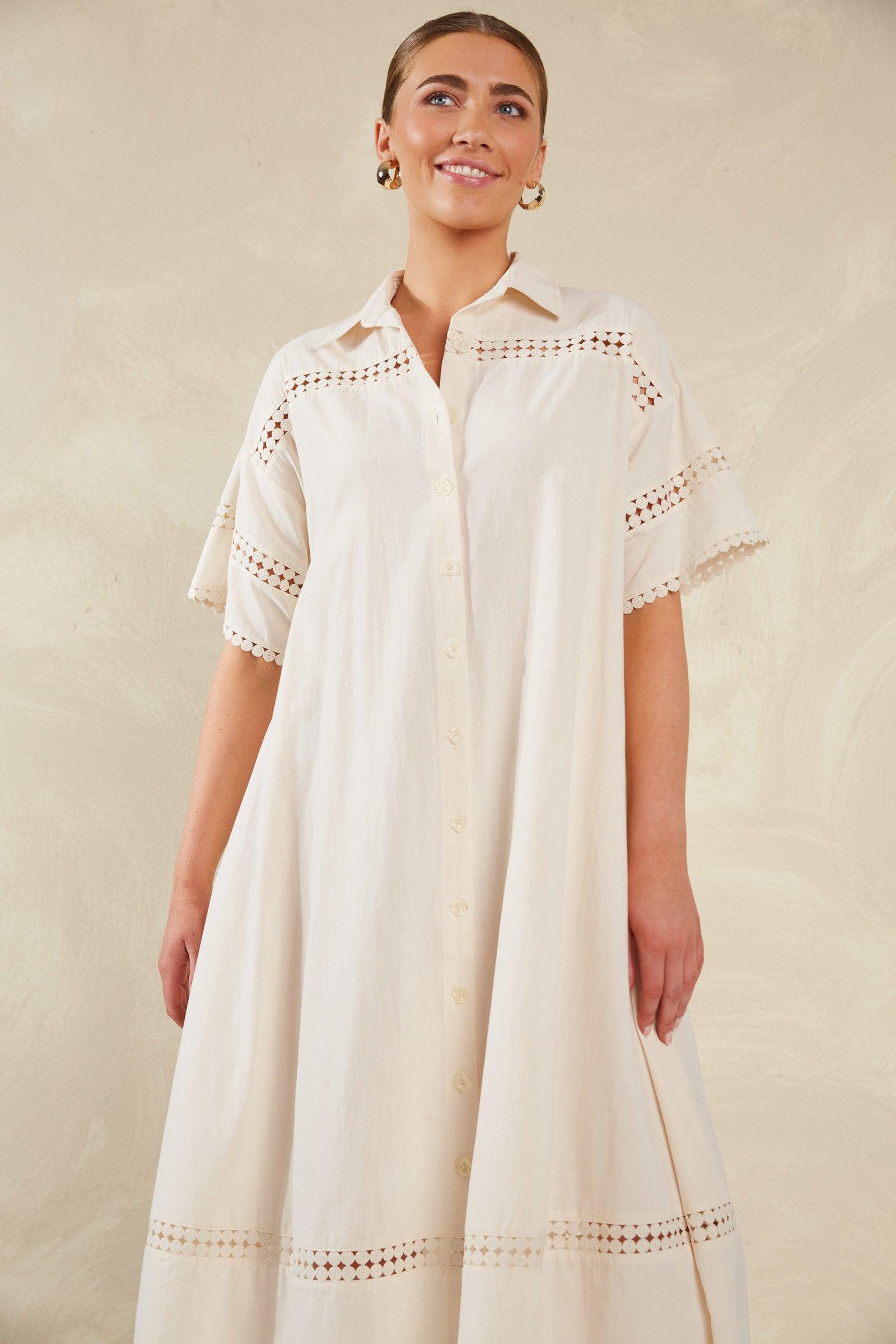 Adelfia Shirt Dress - Cannoli-Dresses-Haven-The Bay Room