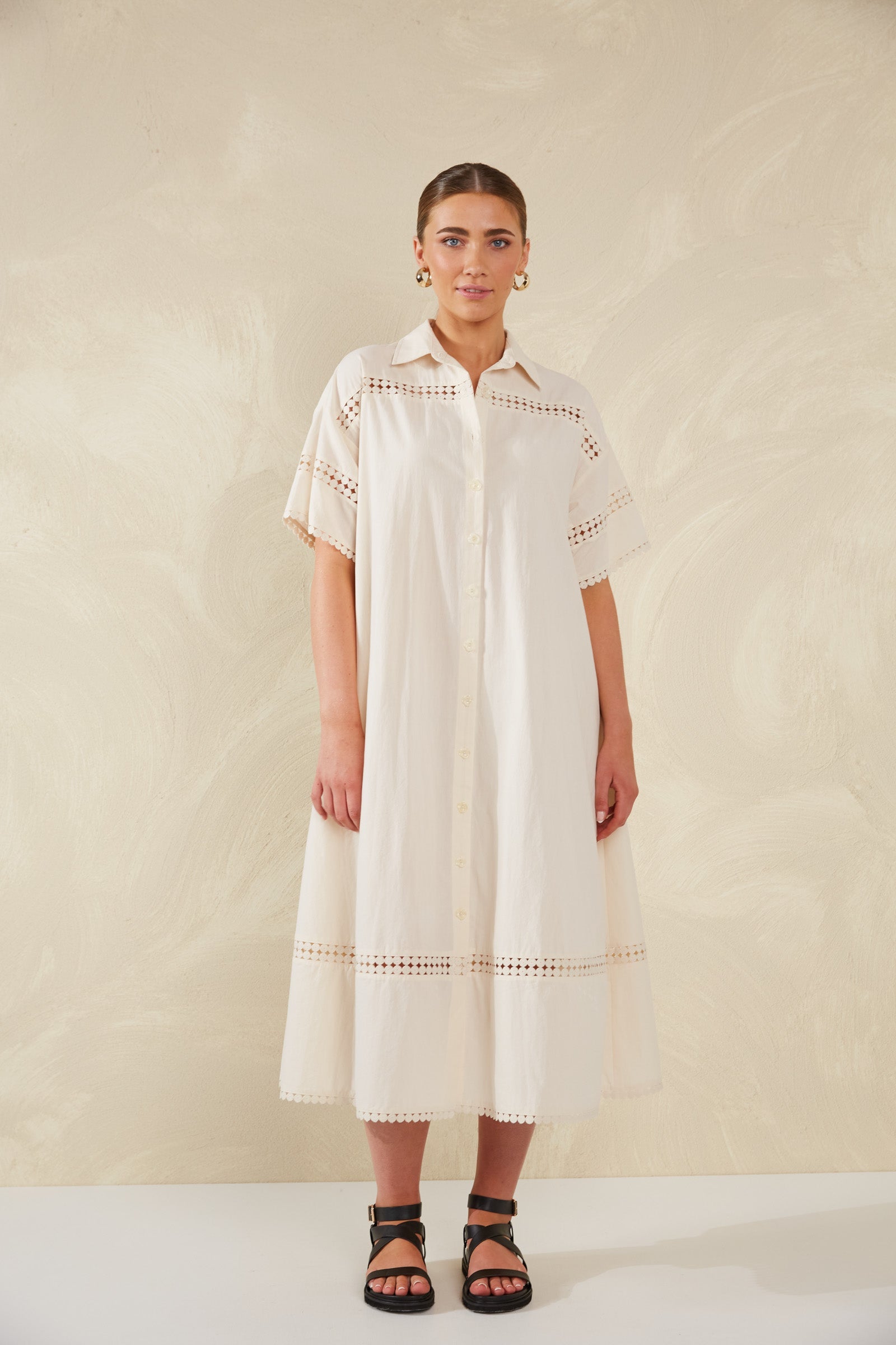 Adelfia Shirt Dress - Cannoli-Dresses-Haven-The Bay Room