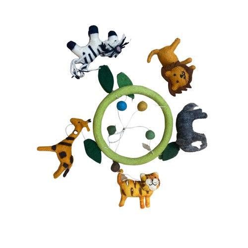 African Animal Mobile-Toys-Himalayan Felt Co.-The Bay Room