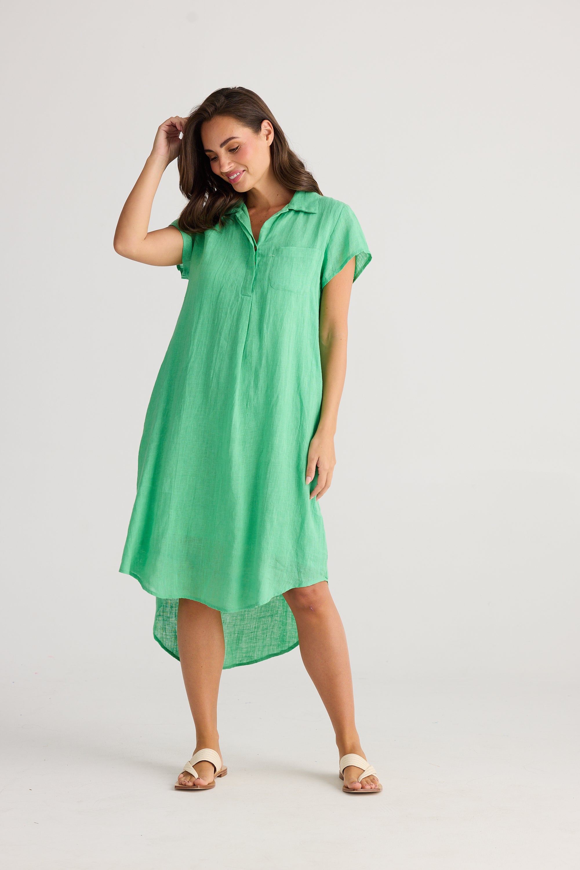 Ahoy Tunic - Apple Gauze-Tops-Holiday-The Bay Room