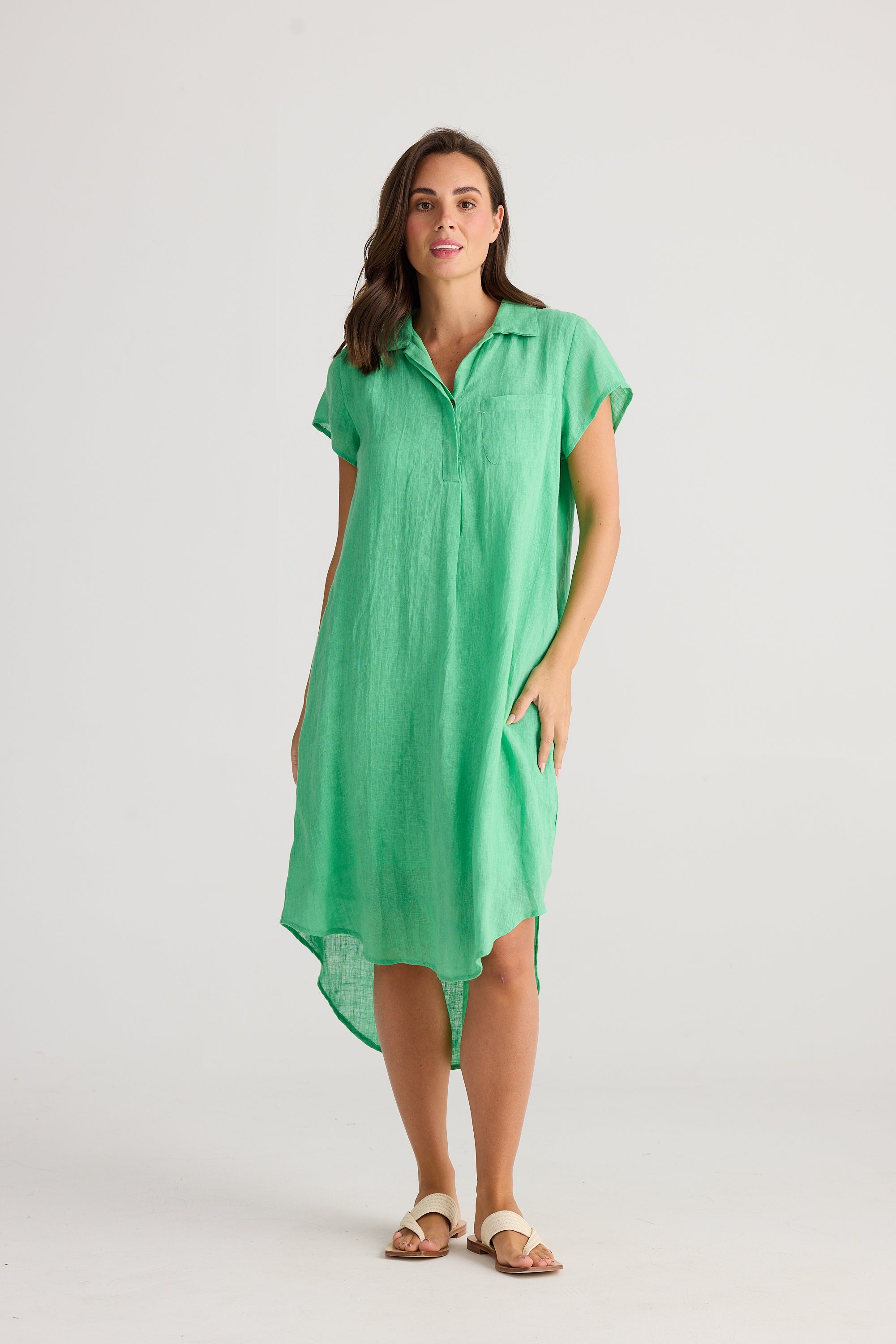 Ahoy Tunic - Apple Gauze-Tops-Holiday-The Bay Room