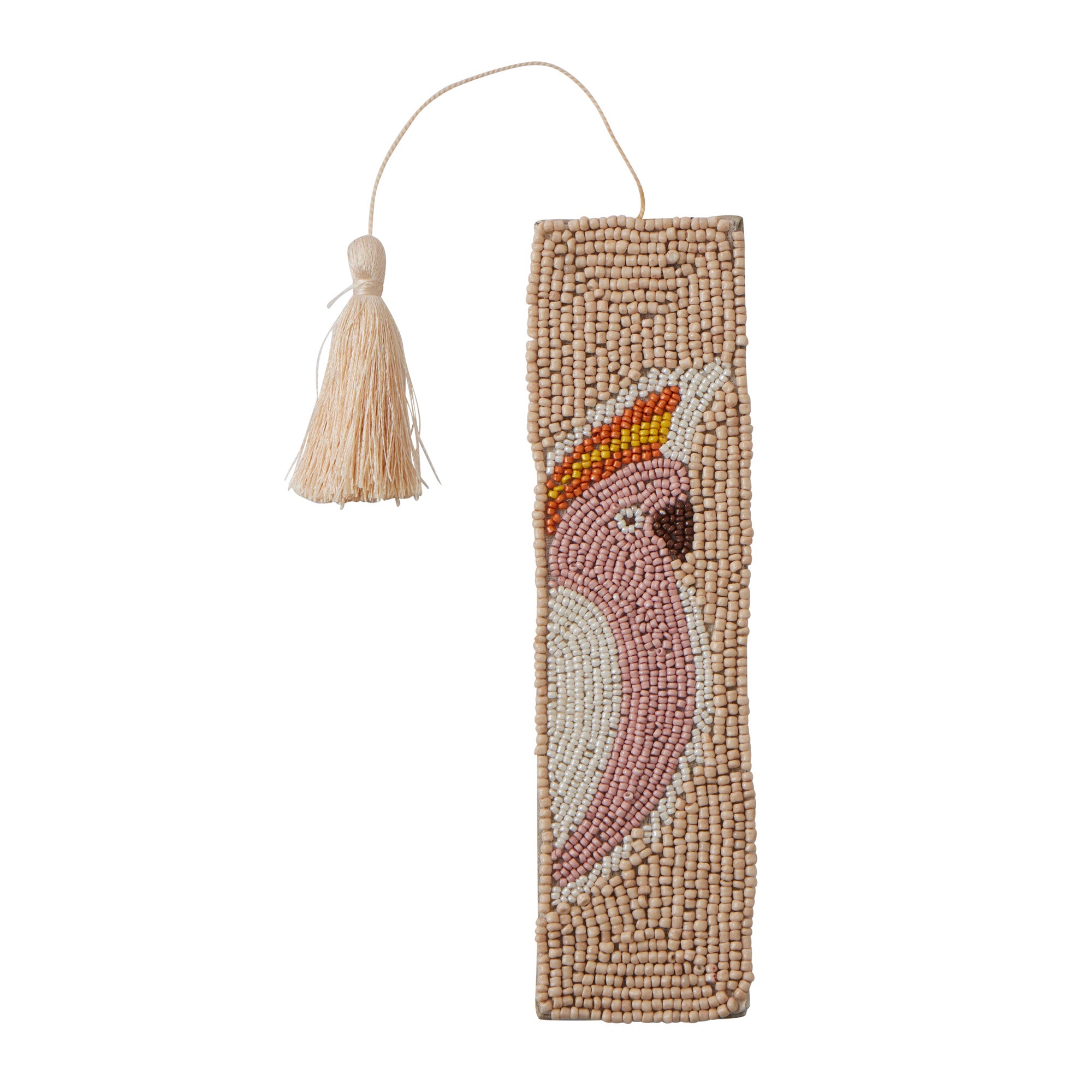 Ailsa Beaded Bookmark 5x20cm Coral-Journals, Books & Calendars-Coast To Coast Home-The Bay Room