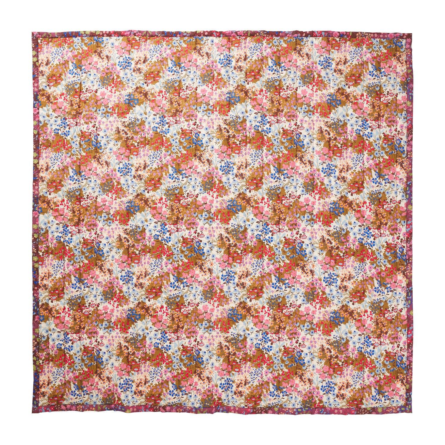 Aisha Floral Coverlet-Soft Furnishings-PLAY by Sage & Clare-The Bay Room