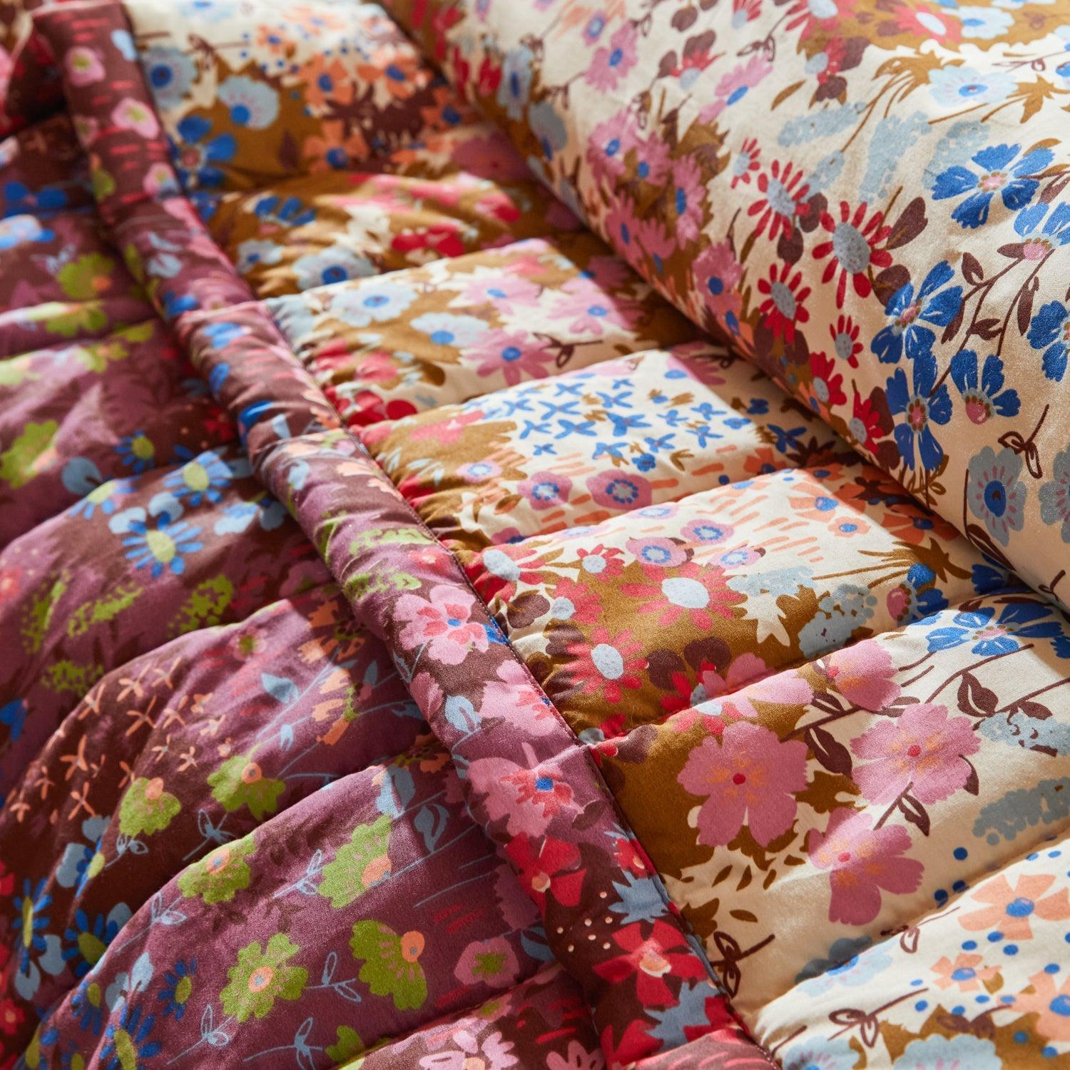 Aisha Floral Coverlet-Soft Furnishings-PLAY by Sage & Clare-The Bay Room