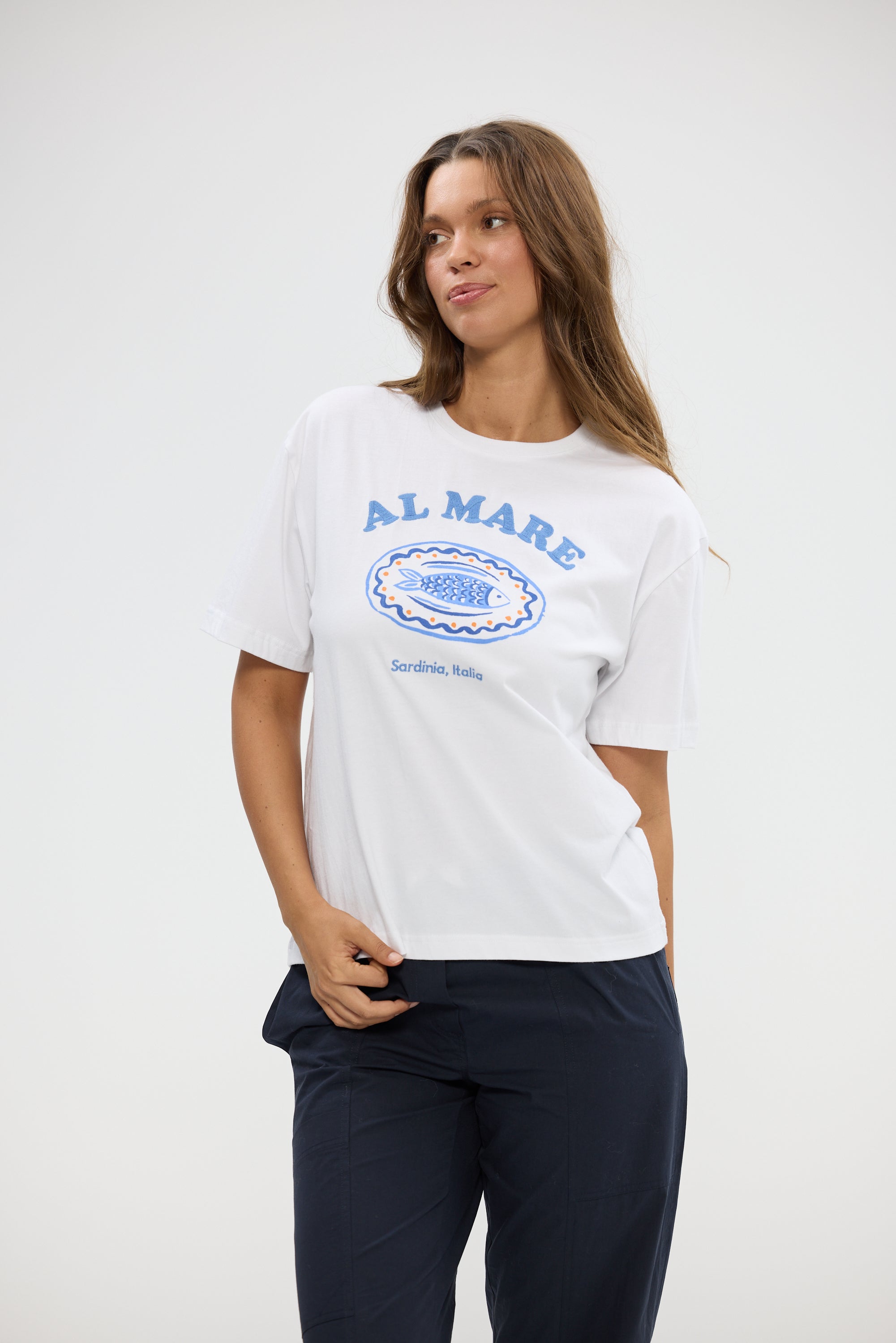 Al Mare Tee - White-Tops-Holiday-The Bay Room