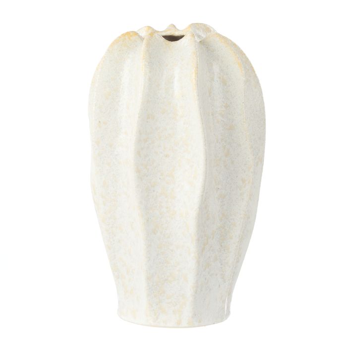 Albany Vase 18.5x18.5x30cm White-Pots, Planters & Vases-Amalfi-The Bay Room