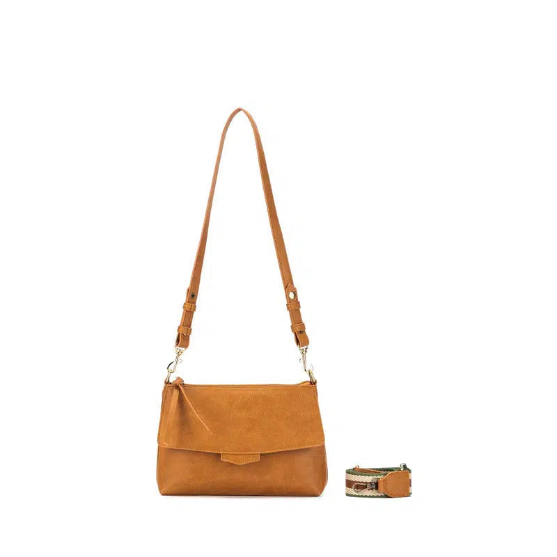 Alessia Crossbody Bag - Tan-Bags & Clutches-Black Caviar Designs-The Bay Room