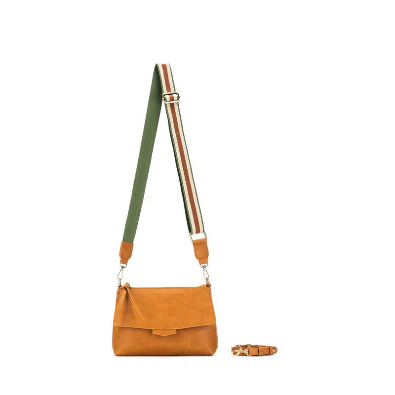 Alessia Crossbody Bag - Tan-Bags & Clutches-Black Caviar Designs-The Bay Room