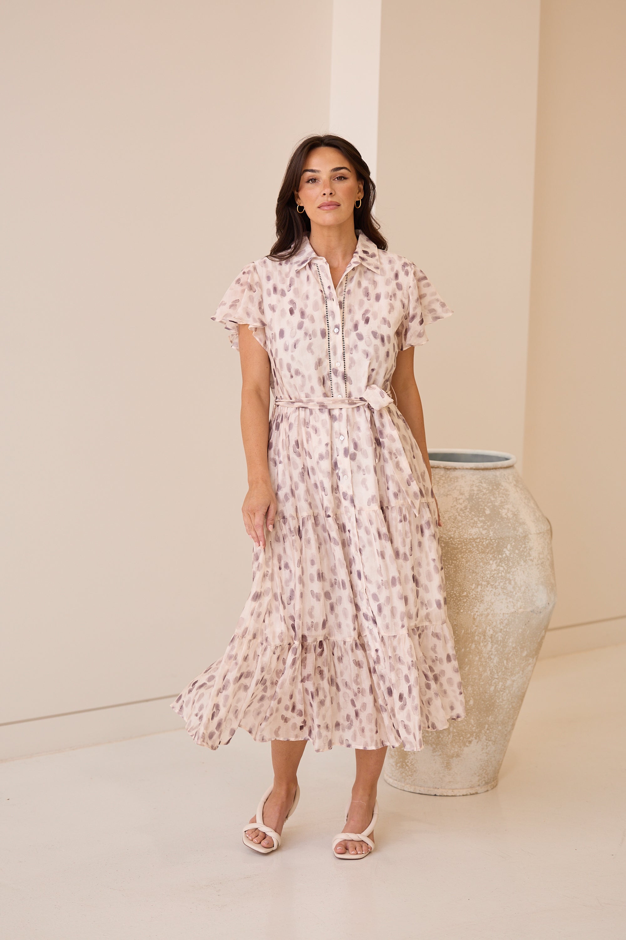 Alice Short Sleeve Dress - Watermark-Dresses-Brave & True-The Bay Room