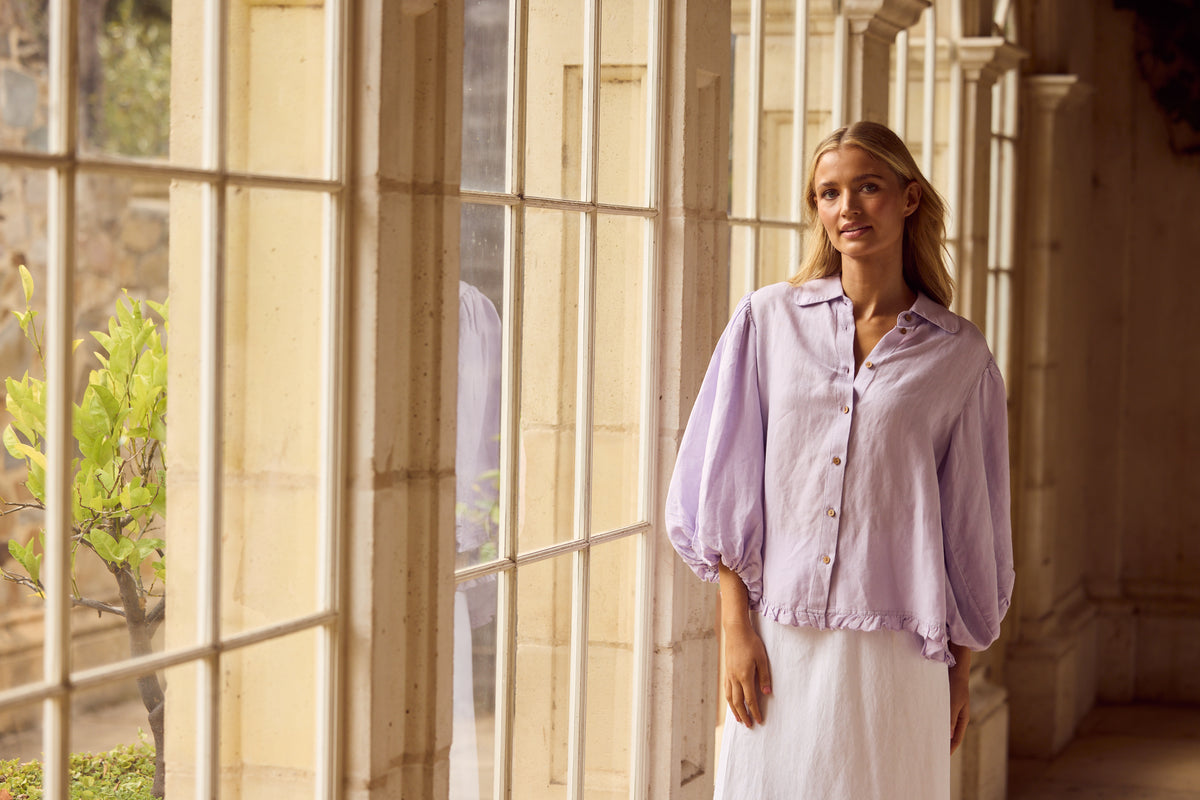 Alina Shirt - Lavender