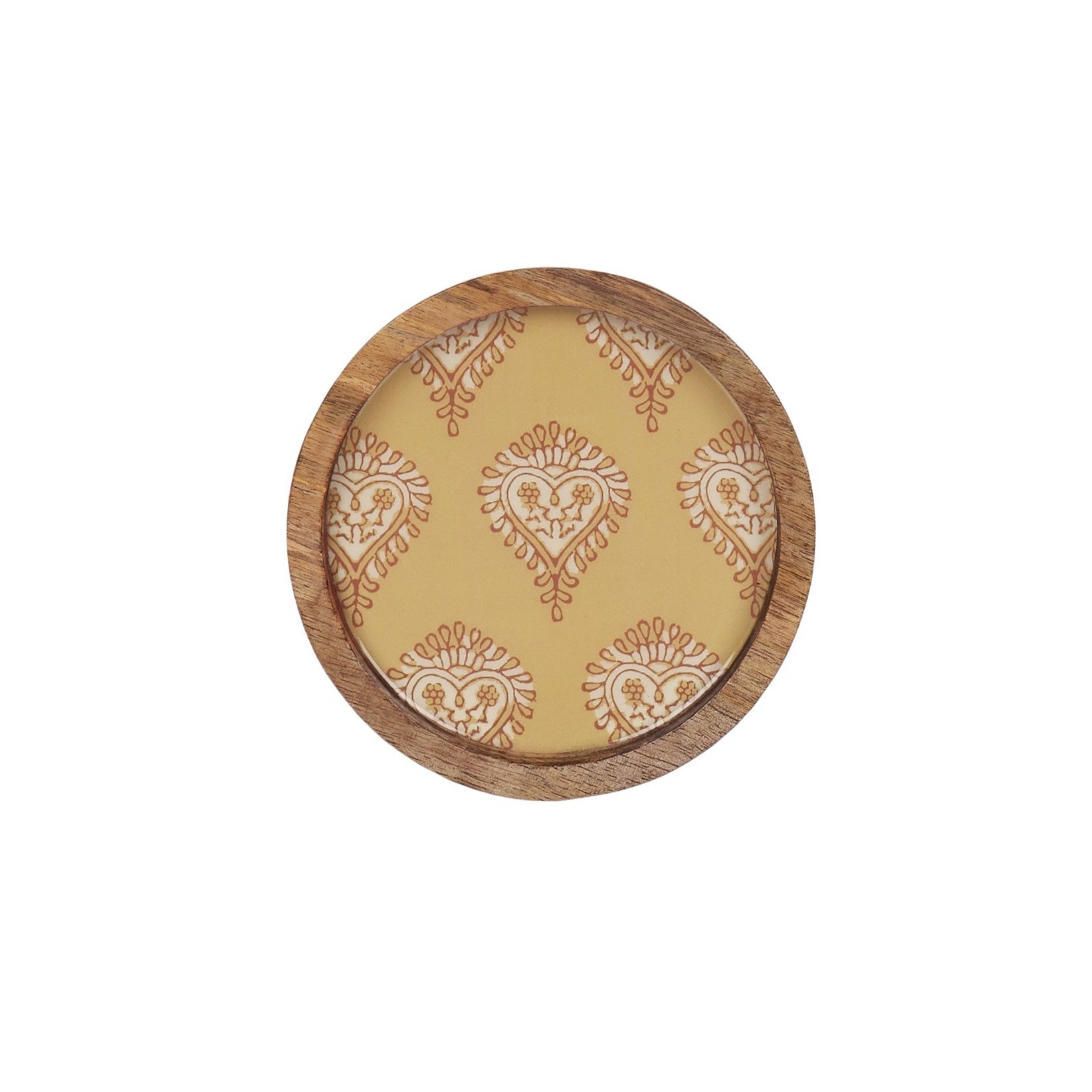Amado Wood/Enamel Trinket Dish 14x14cm Butter-Decor Items-Coast To Coast Home-The Bay Room
