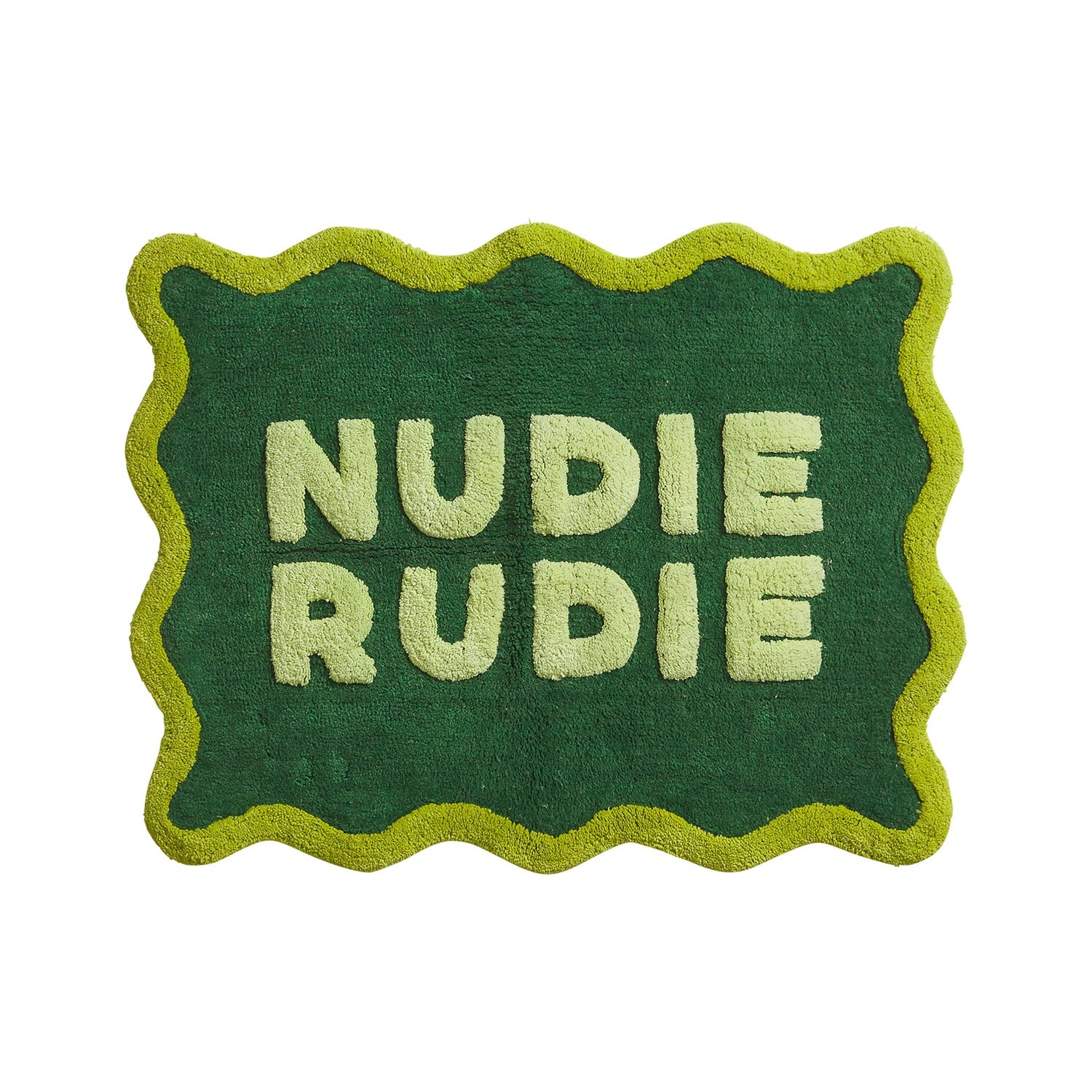 Amalie Nudie Bath Mat - Kelp-Soft Furnishings-Sage & Clare-The Bay Room