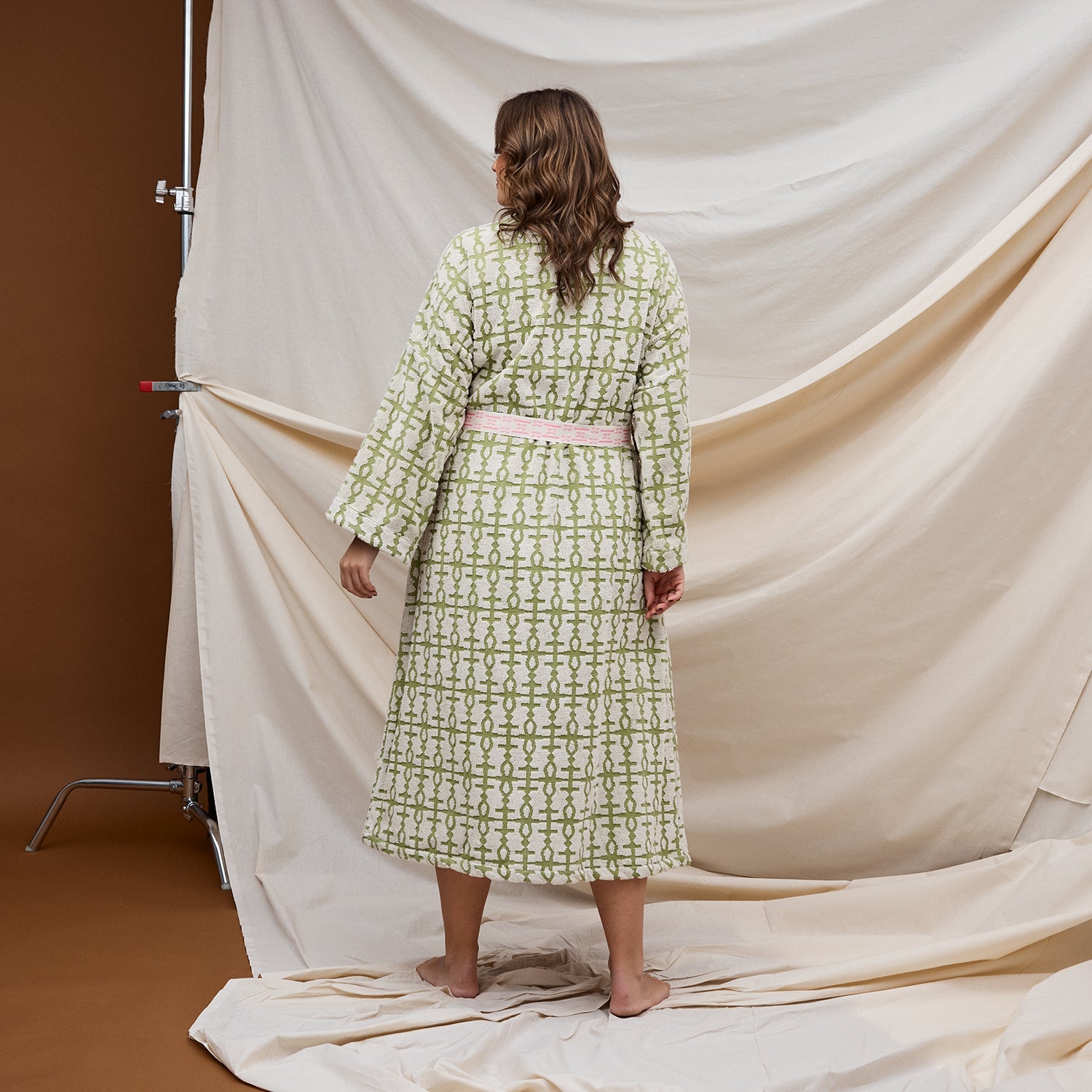 Amata Towelling Robe-Sleepwear & Robes-Sage & Clare-The Bay Room