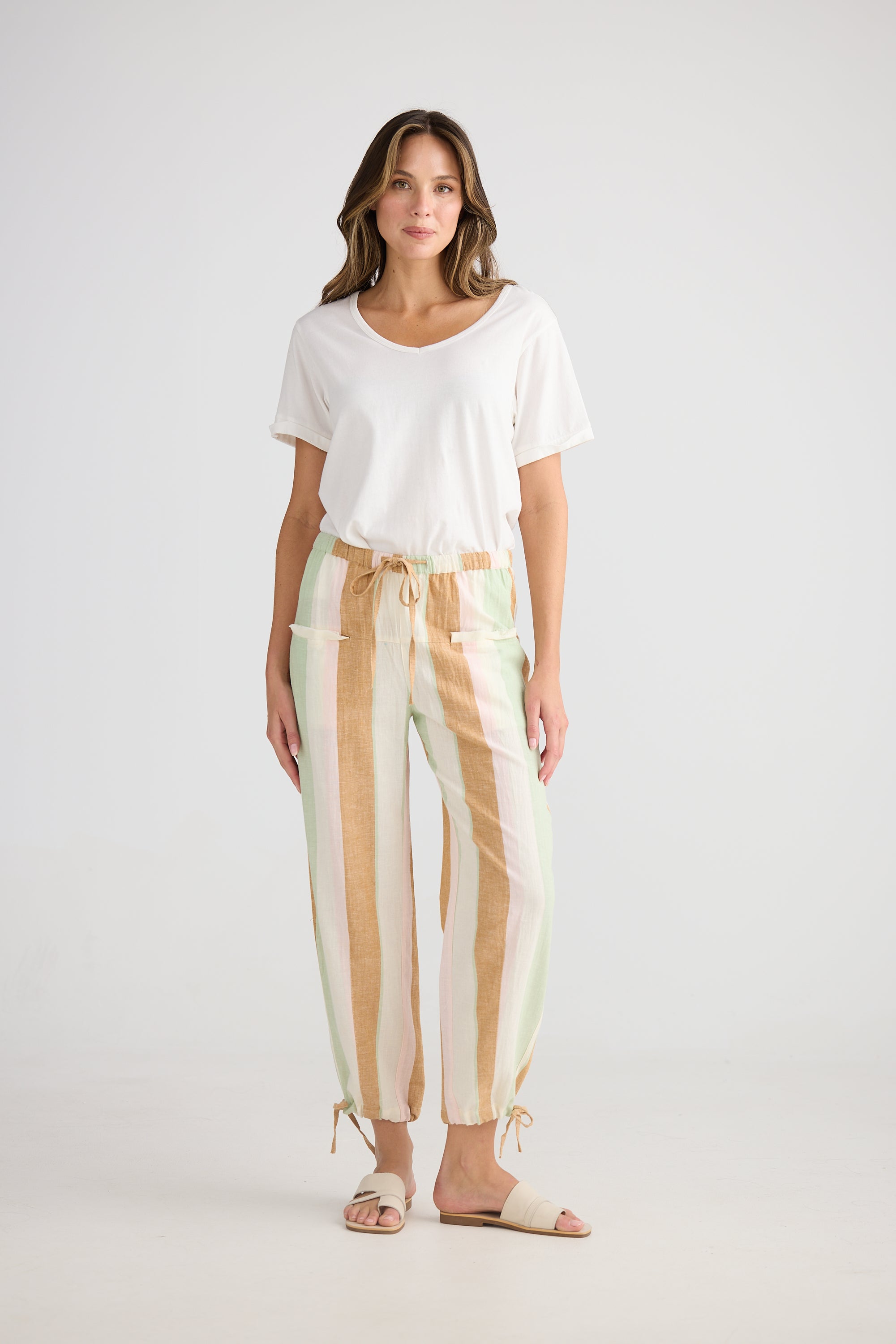 Amazon Pant - Melon Field Stripe-Pants-The Shanty Corporation-The Bay Room