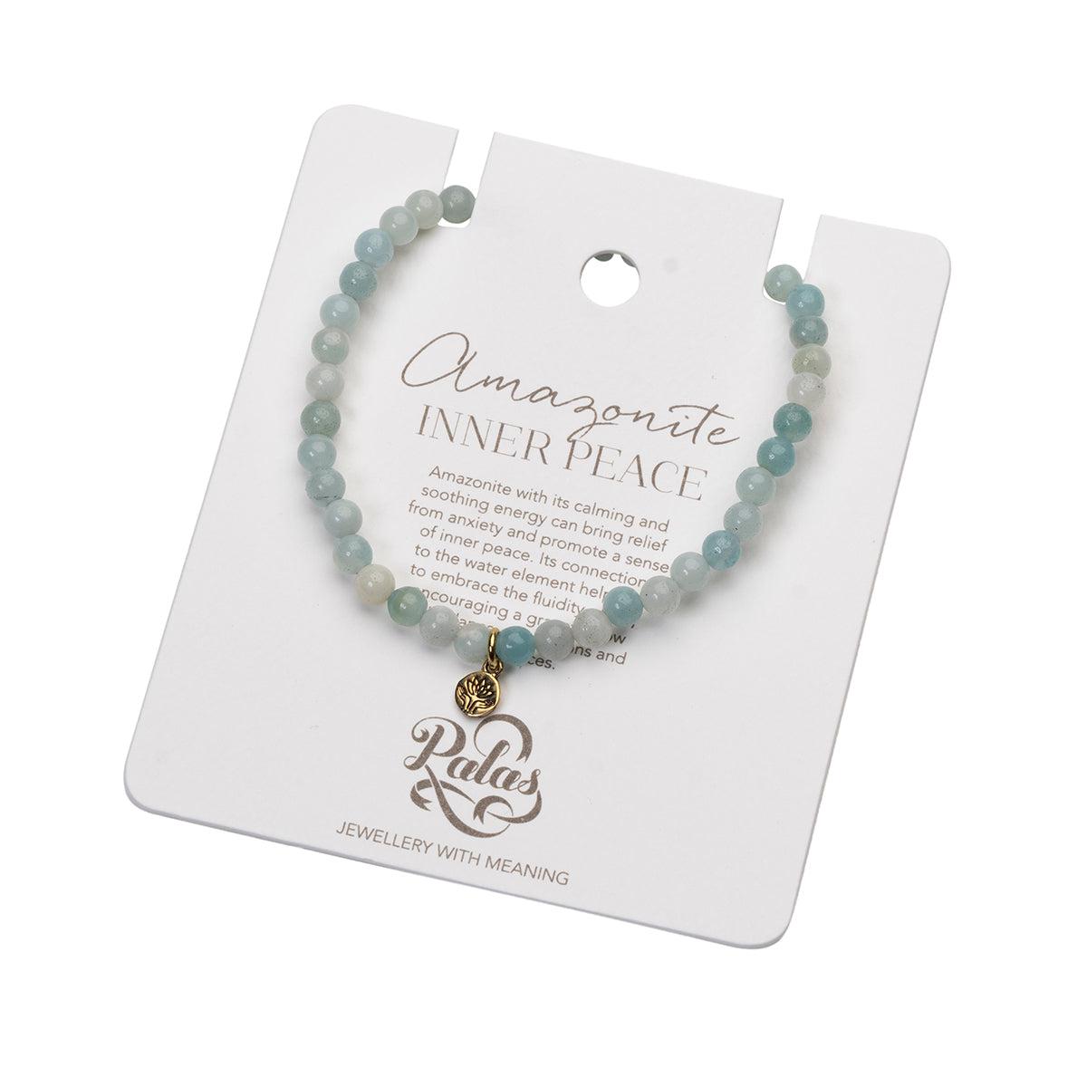 Amazonite healing gem bracelet-Jewellery-Palas-The Bay Room