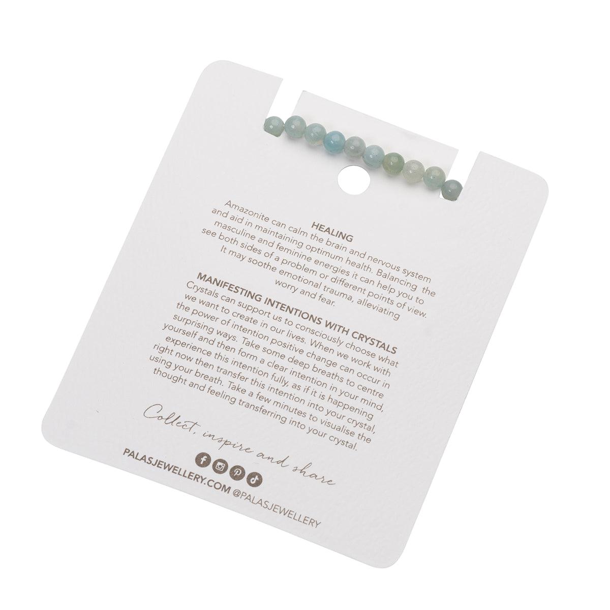 Amazonite healing gem bracelet-Jewellery-Palas-The Bay Room