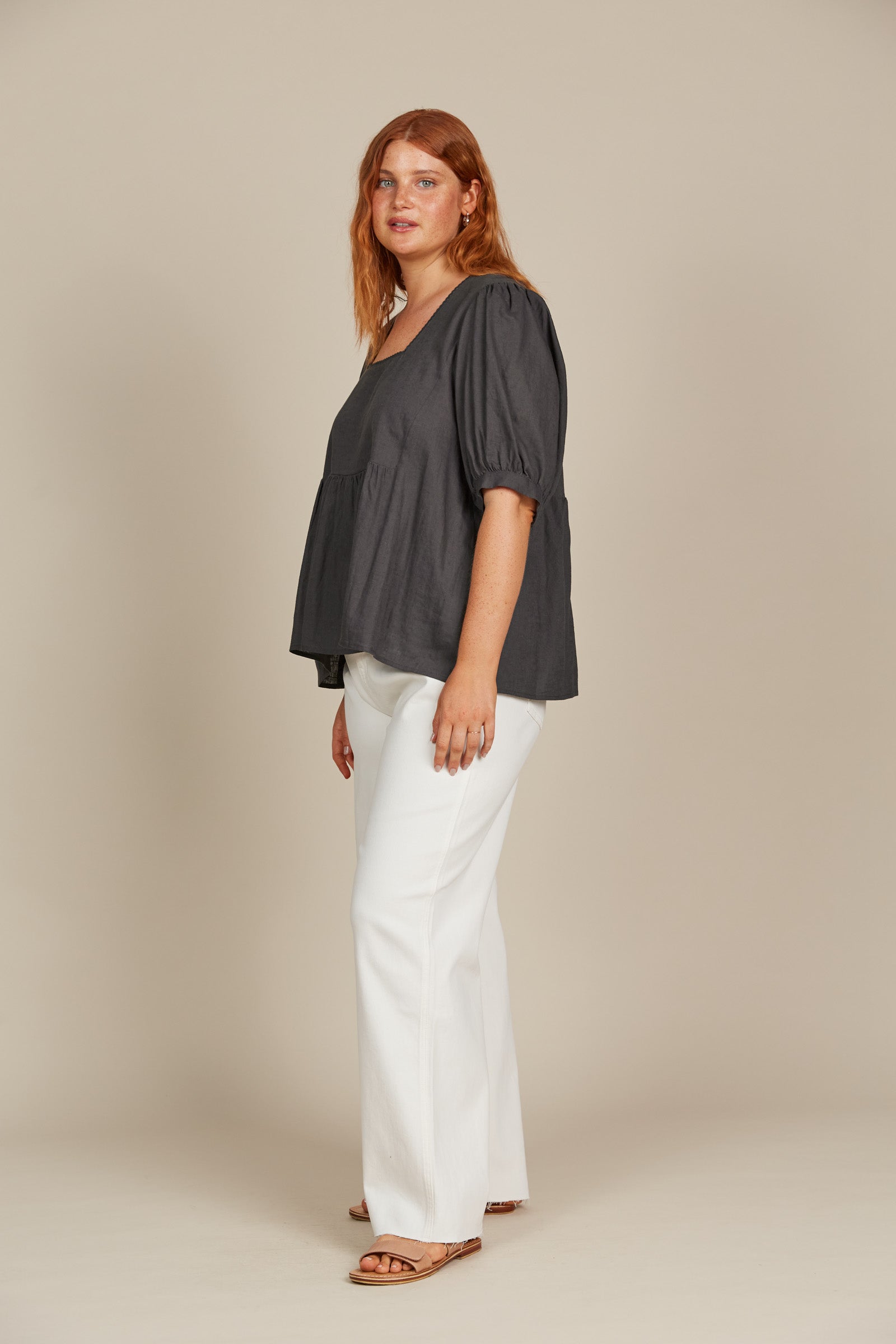 Amelie Top - Graphite-Tops-Isle Of Mine-The Bay Room