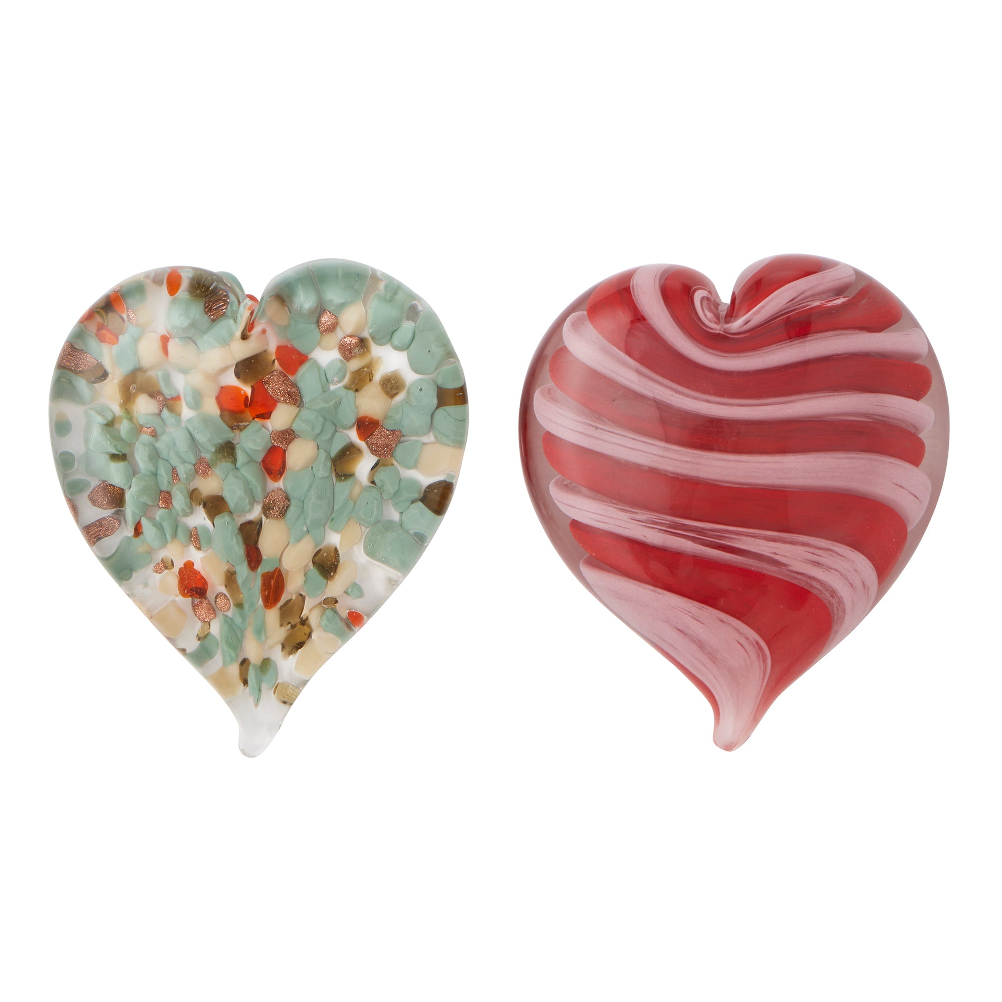 Amore Glass Heart Sculpture 9.5x8cm-Decor Items-Coast To Coast Home-The Bay Room