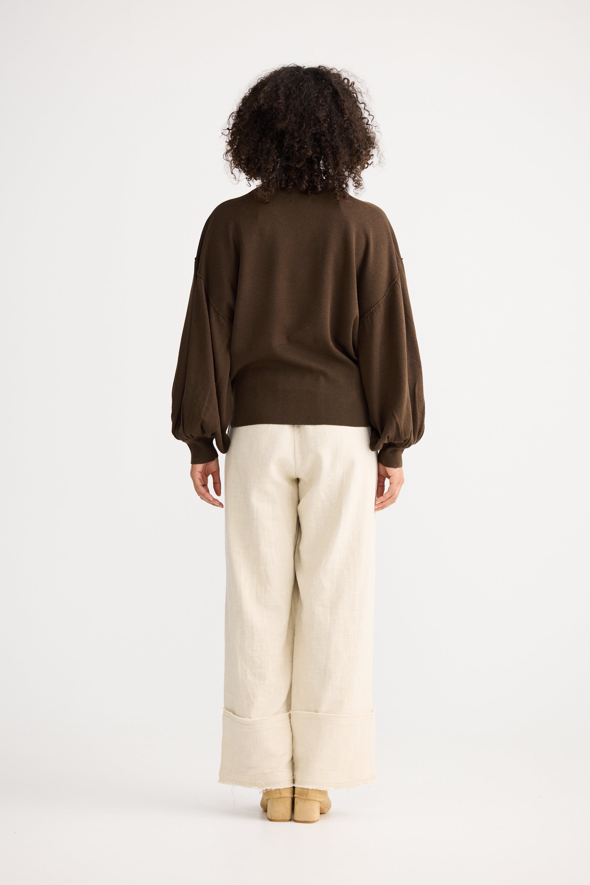 Anais Knit Top - Chocolate-Tops-The Shanty Corporation-The Bay Room