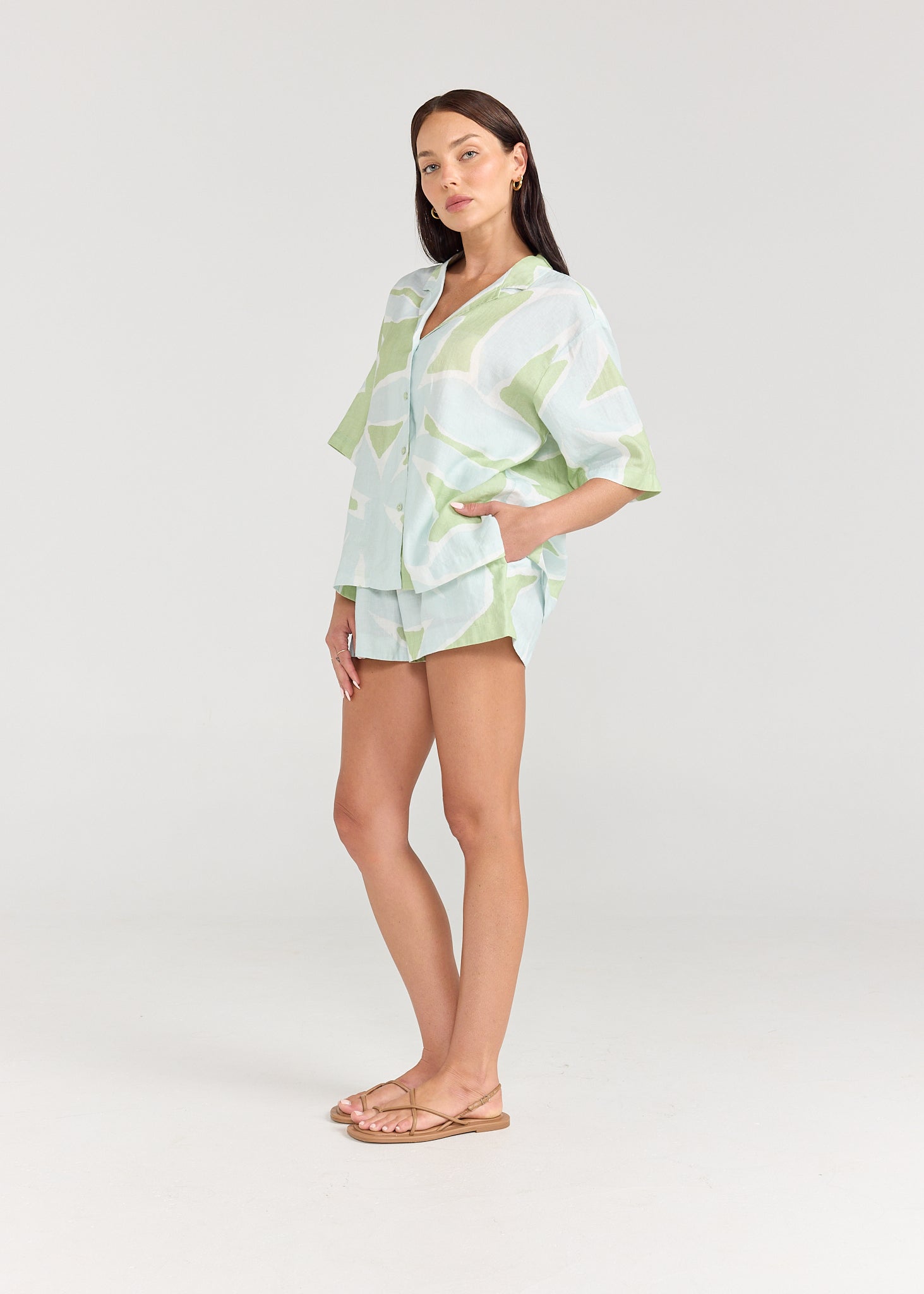 Angie Shirt - Aloe Ivy-Tops-Pippa Ridley-The Bay Room