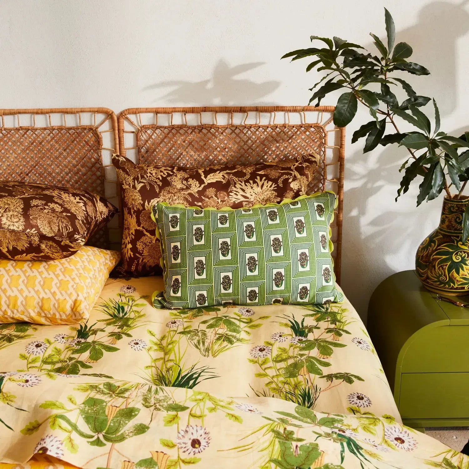 Antonella Cushion - Anise-Soft Furnishings-Sage & Clare-The Bay Room