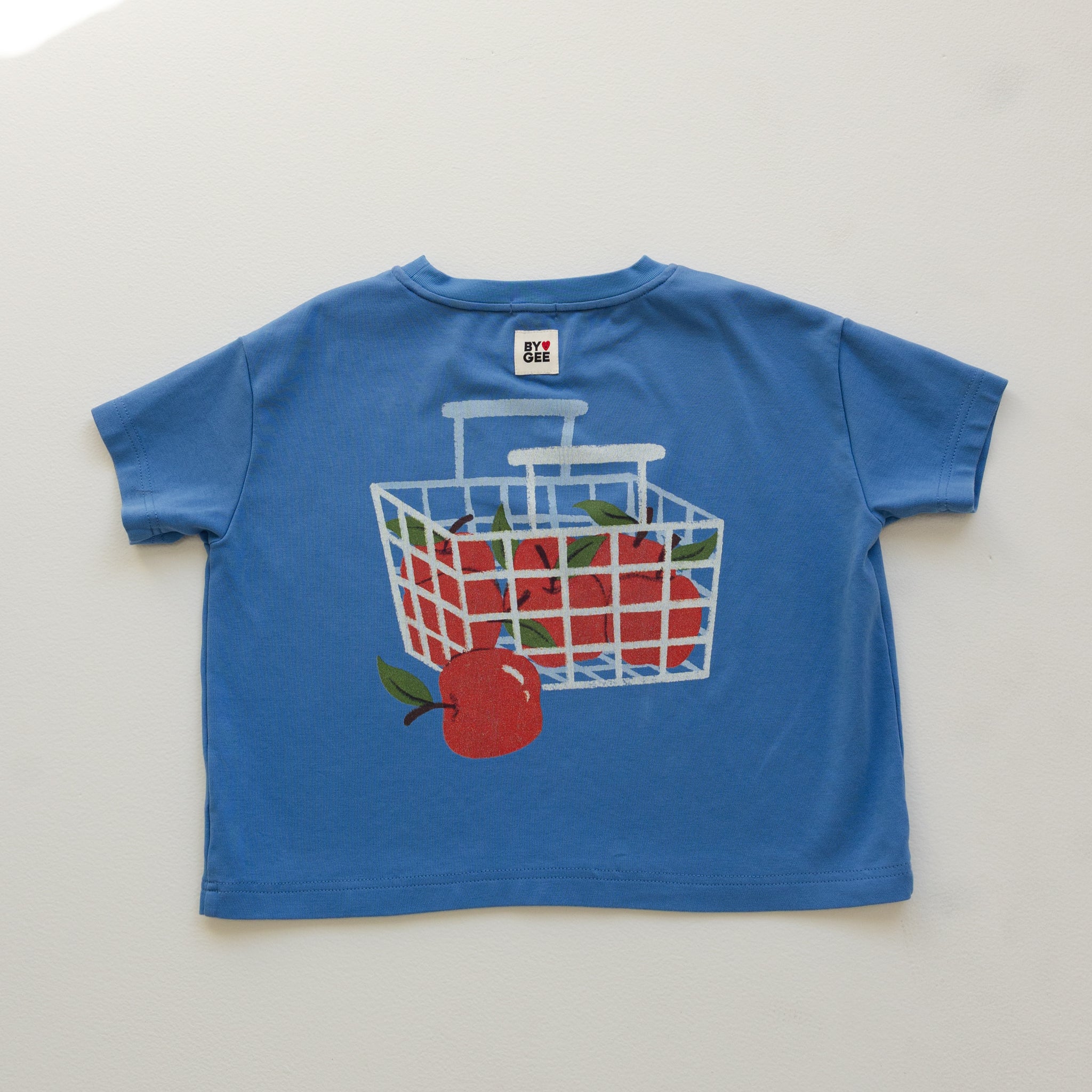 Apple Oversized Boxy Tee - Bluebird-Clothing & Accessories-BY GEE-The Bay Room