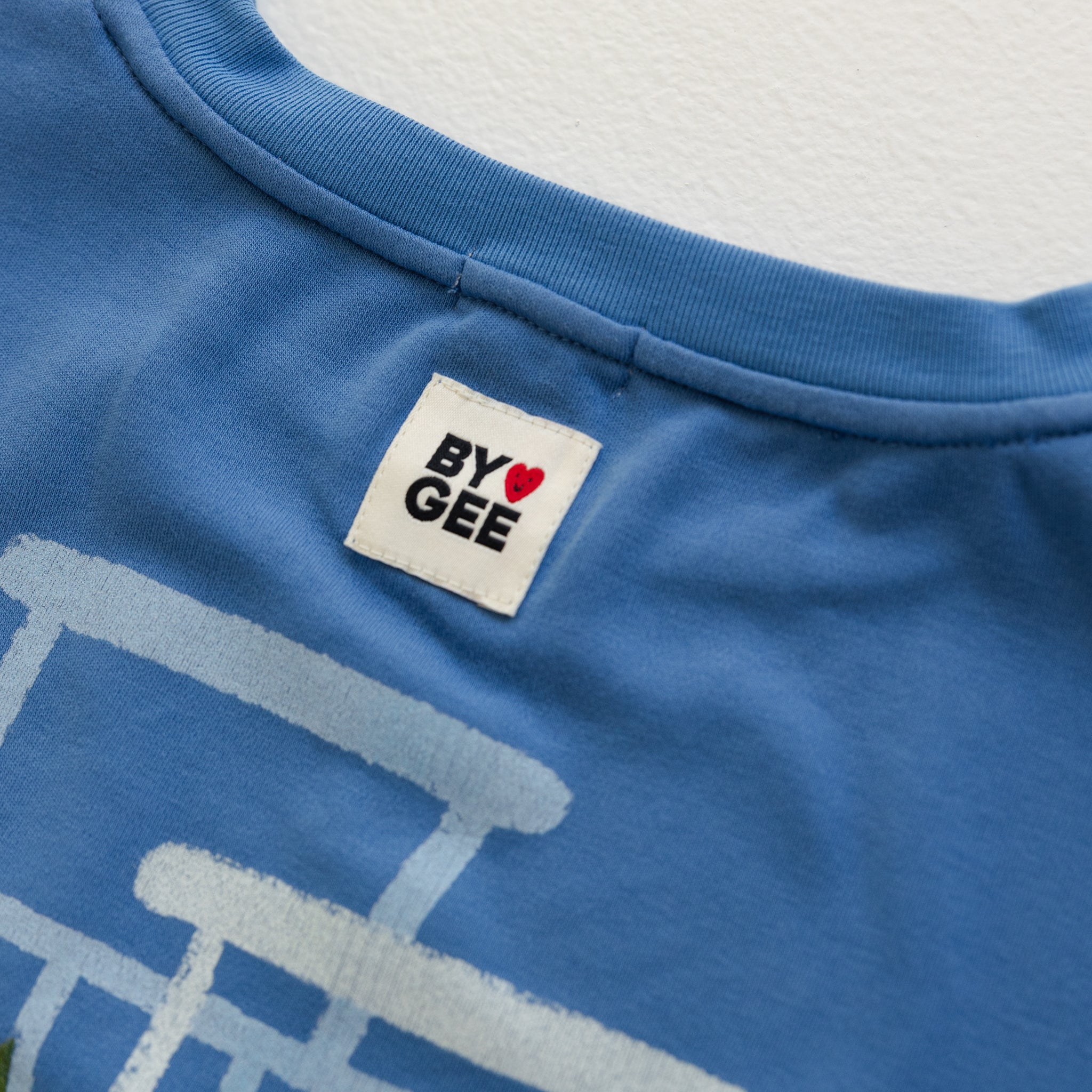 Apple Oversized Boxy Tee - Bluebird-Clothing & Accessories-BY GEE-The Bay Room